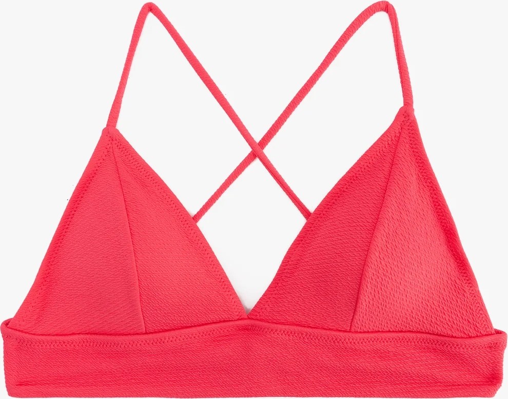 Koton Arkası Çapraz Askılı Bağlama Detaylı Bralet Bikini Üstü