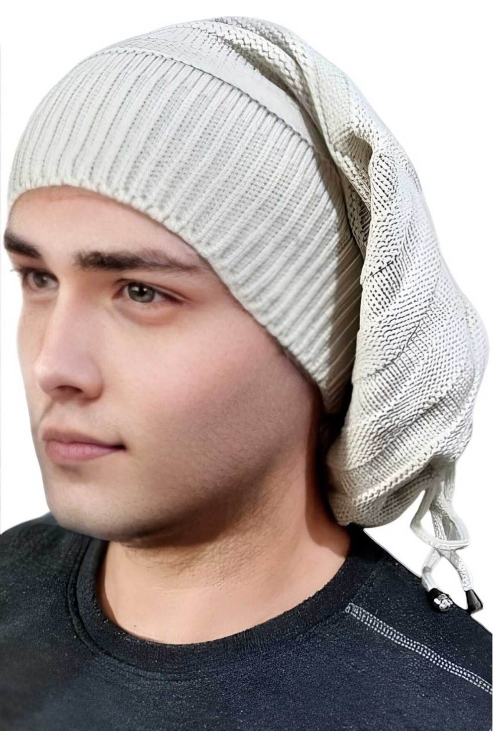 Tezzgelsin 2'li Erkek Kışlık Triko Örgü Bere ve Boyunluk görsel 3