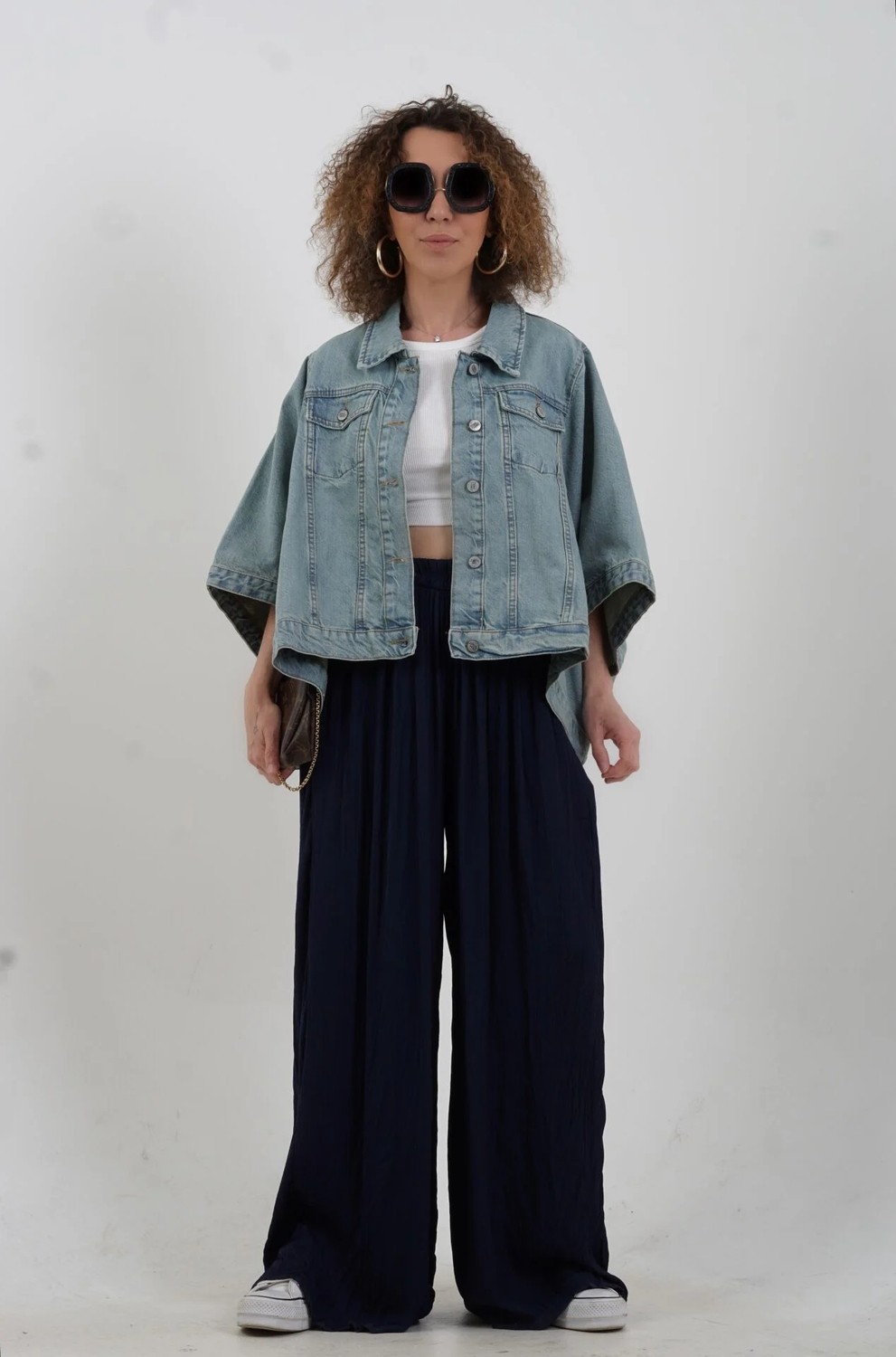 Zelish My Sister Mavi Denim Panço görsel 3