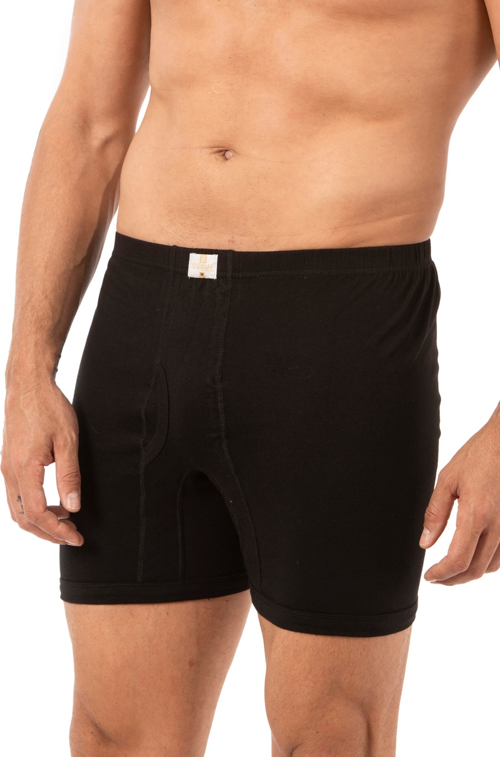 Özkan Underwear Özkan 0043 6'lı Paket Erkek %100 Pamuklu Penye Süprem Kumaş Esnek Rahat Torbalı Paçalı Don Boxer Külot görsel 8