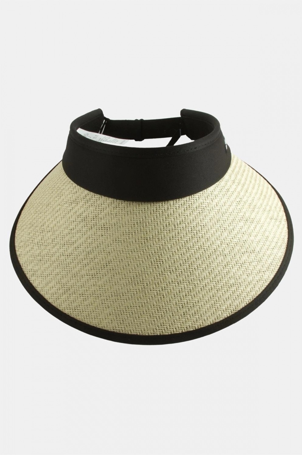 Pileli Store Kasketli Hasır Plaj Şapkası