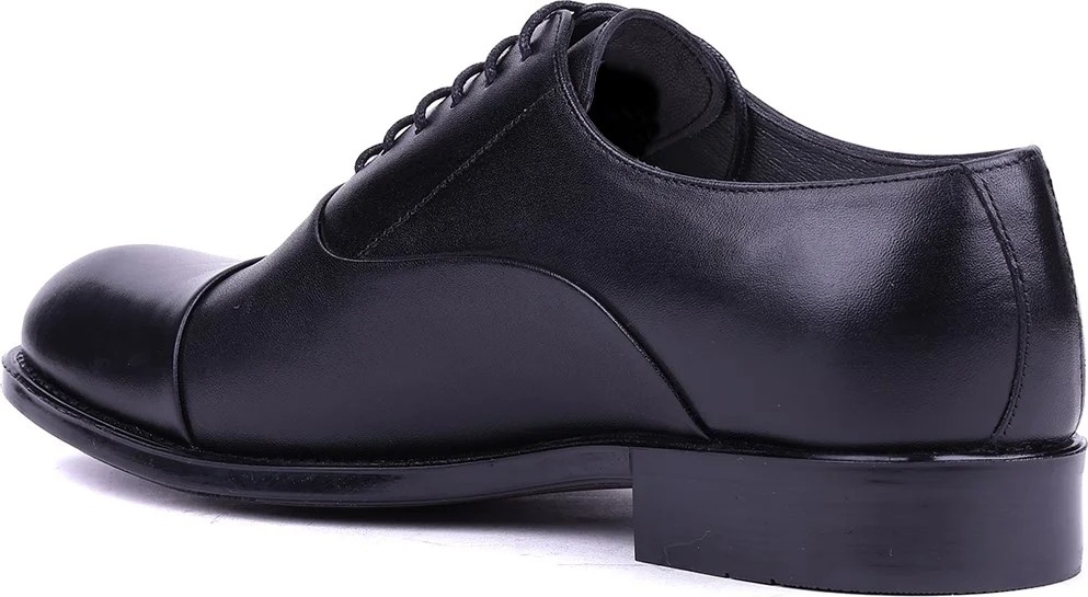 Shoetyle Fosco - Hakiki Deri Siyah Renk Erkek Klasik Ayakkabı - 7102 görsel 3