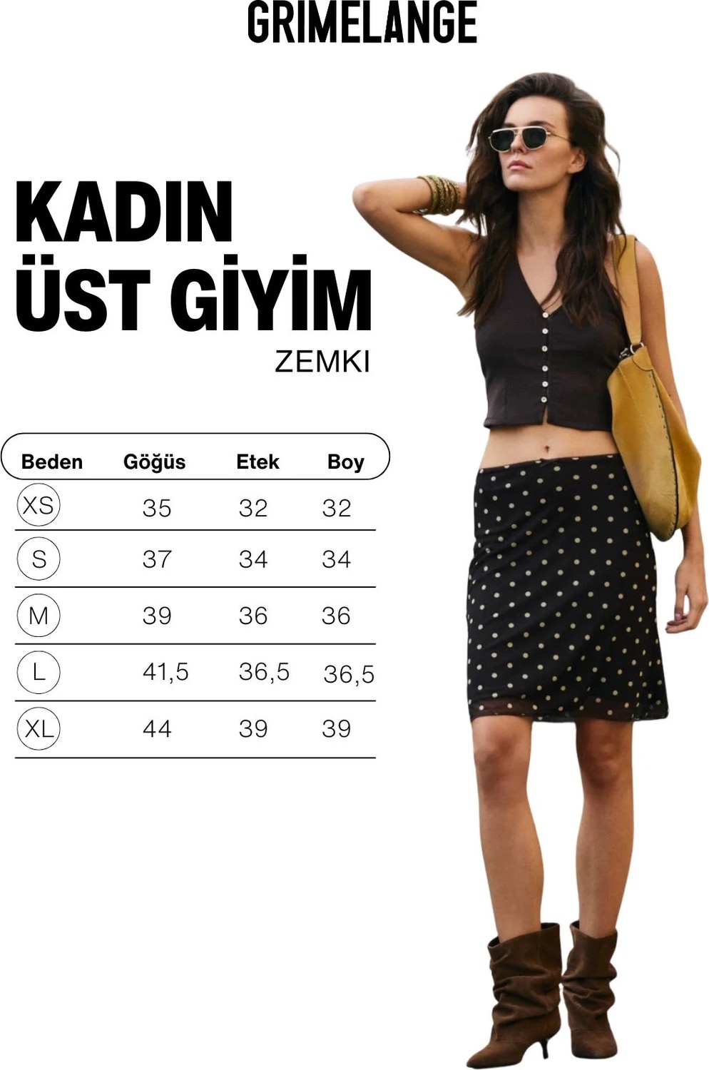 Grimelange Zemkı Kadın Yumuşak ve Esnek Kumaşlı Düğmeli Halter Yaka Kahverengi Bluz görsel 6