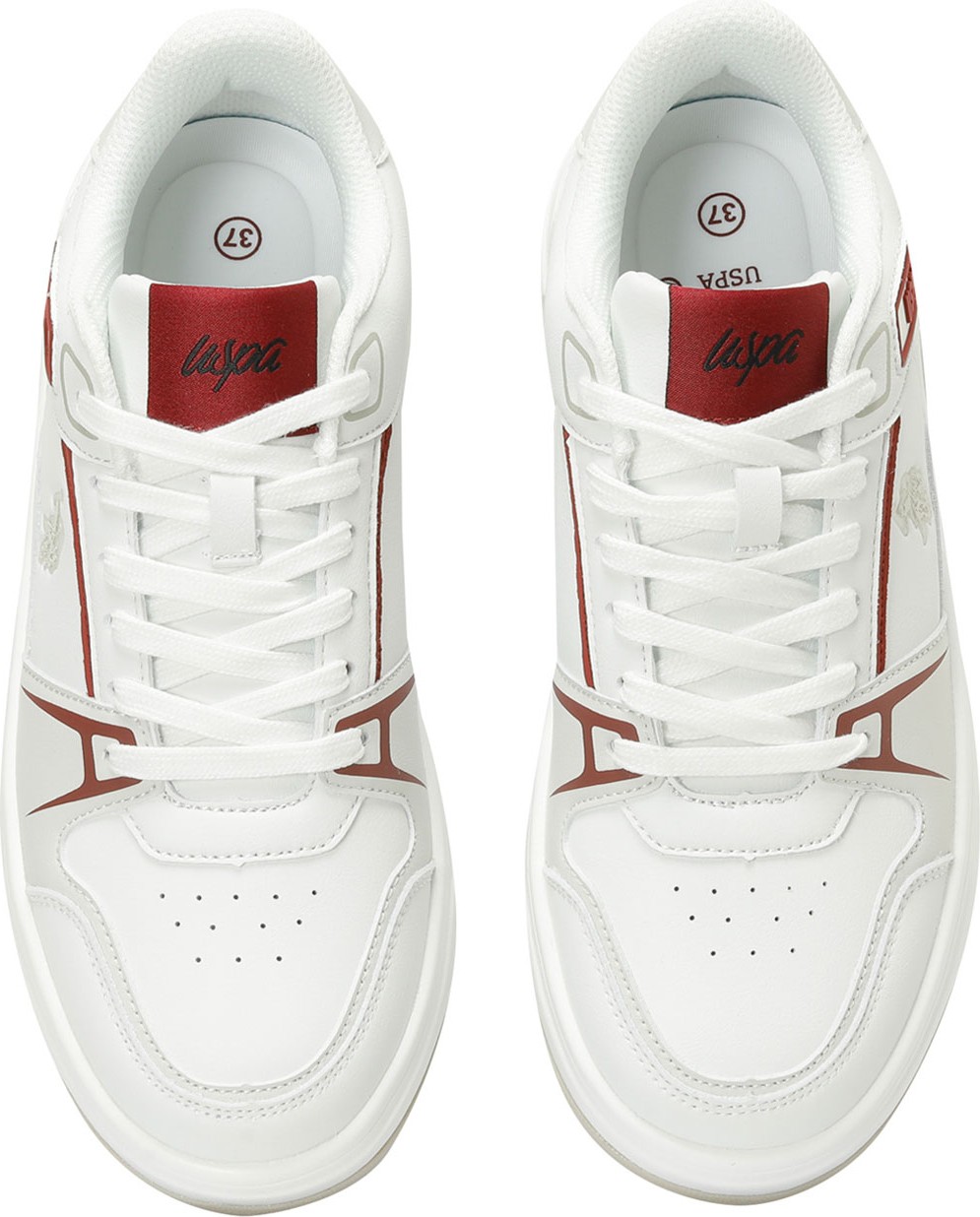 U.S. Polo Assn. Kıara 5fx Beyaz Kadın Sneaker görsel 4