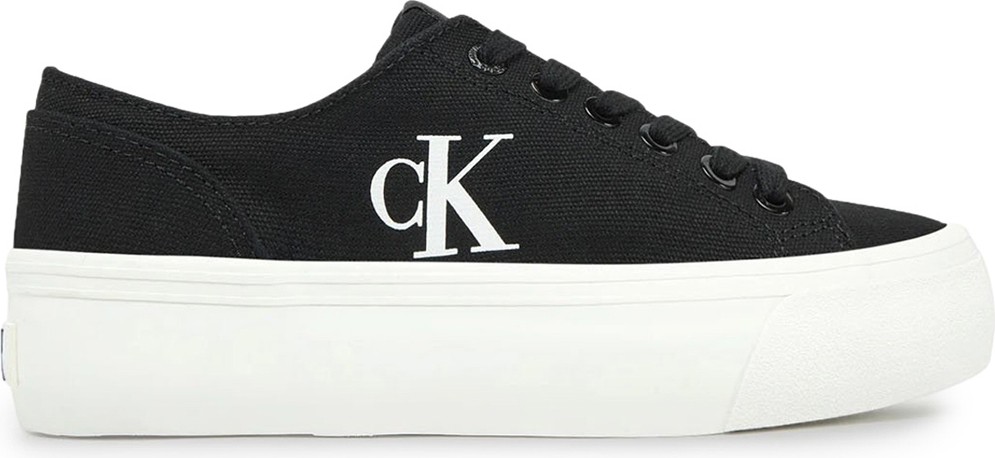 Calvin Klein Pamuk Karışımlı Kanvas Ayakkabı YW0YW017630GM Bayan Ayakkabı YW0YW01763 0gm görsel 6