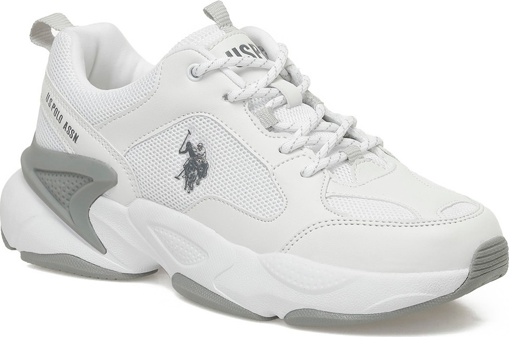 U.S. Polo Assn. MAYBE WMN 5PR Beyaz Kadın Sneaker görsel 7