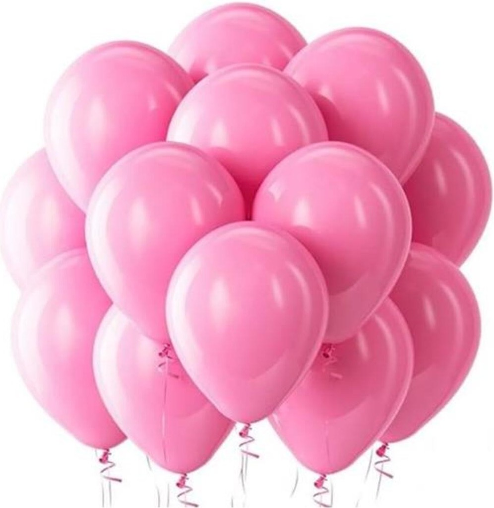Feyza Design 20 Adet Pastel Pembe Balon - Doğum Günü Konsepti - Parti Malzemeleri - Bride To Be Malzemeleri görsel 2