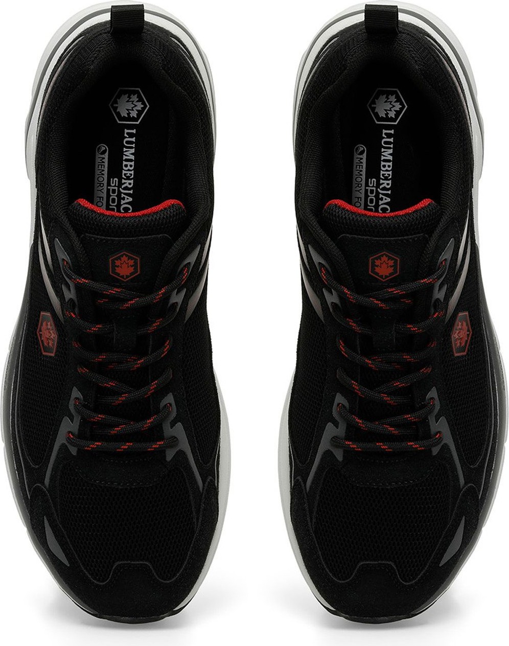 Lumberjack Wılly 4fx Yürüyüş Siyah-Kırmızı Erkek Sneaker 101498175 görsel 5