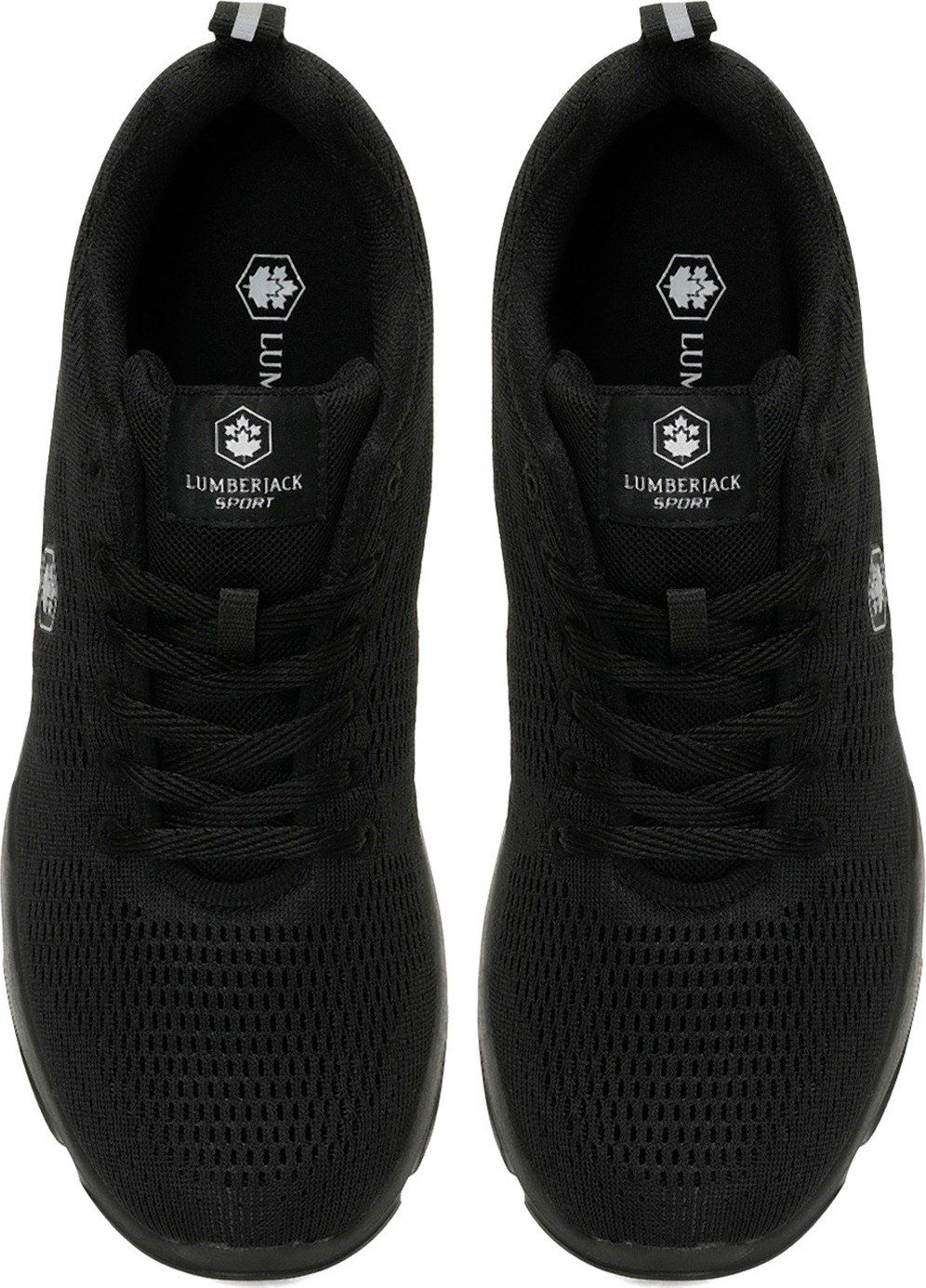 Lumberjack A102033336 5W Agatha 5PR Erkek Klasik Sneaker Siyah görsel 4