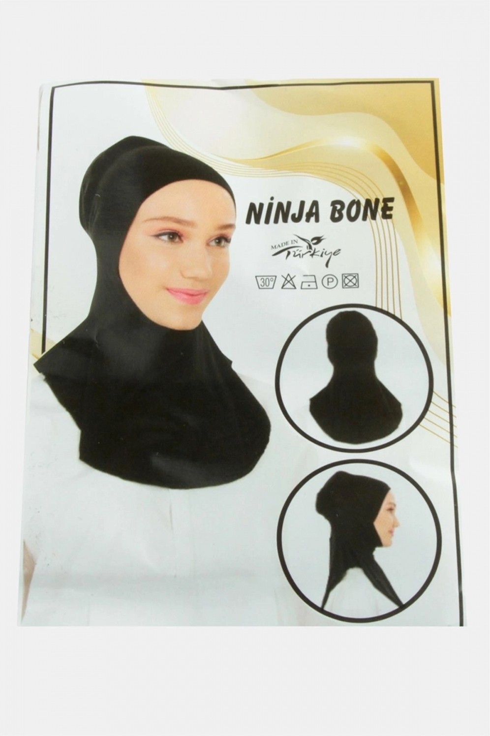 Pileli Store Boyunluklu Geçmeli Ninja Bone görsel 6