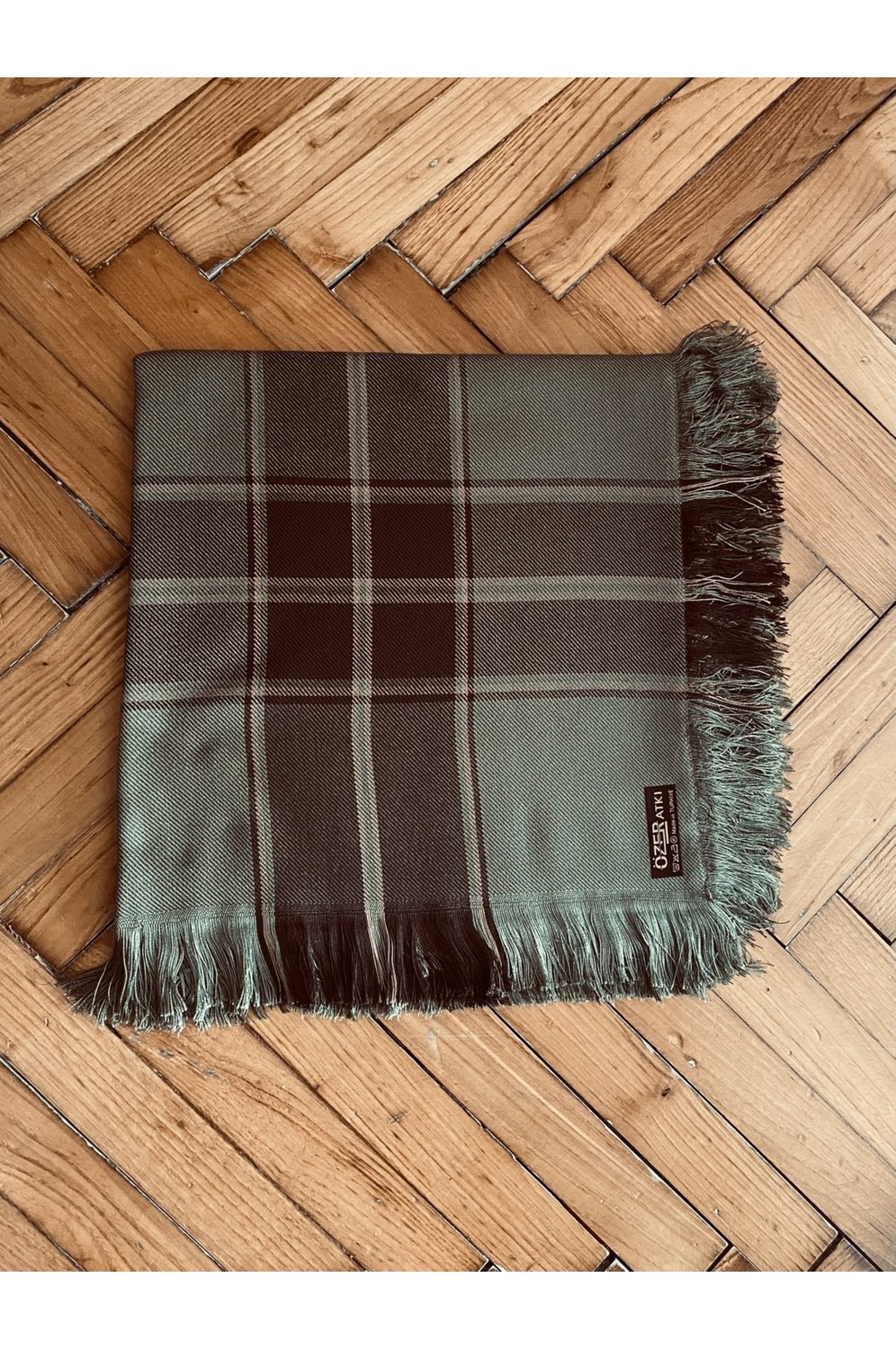 öztürk Anne Atkısı, Erzurum Şalı, Omuz Şalı, Anadolu Anne Omuz Çarşaf. Ebat: Saçak Dahil, 150X150CM. görsel 6