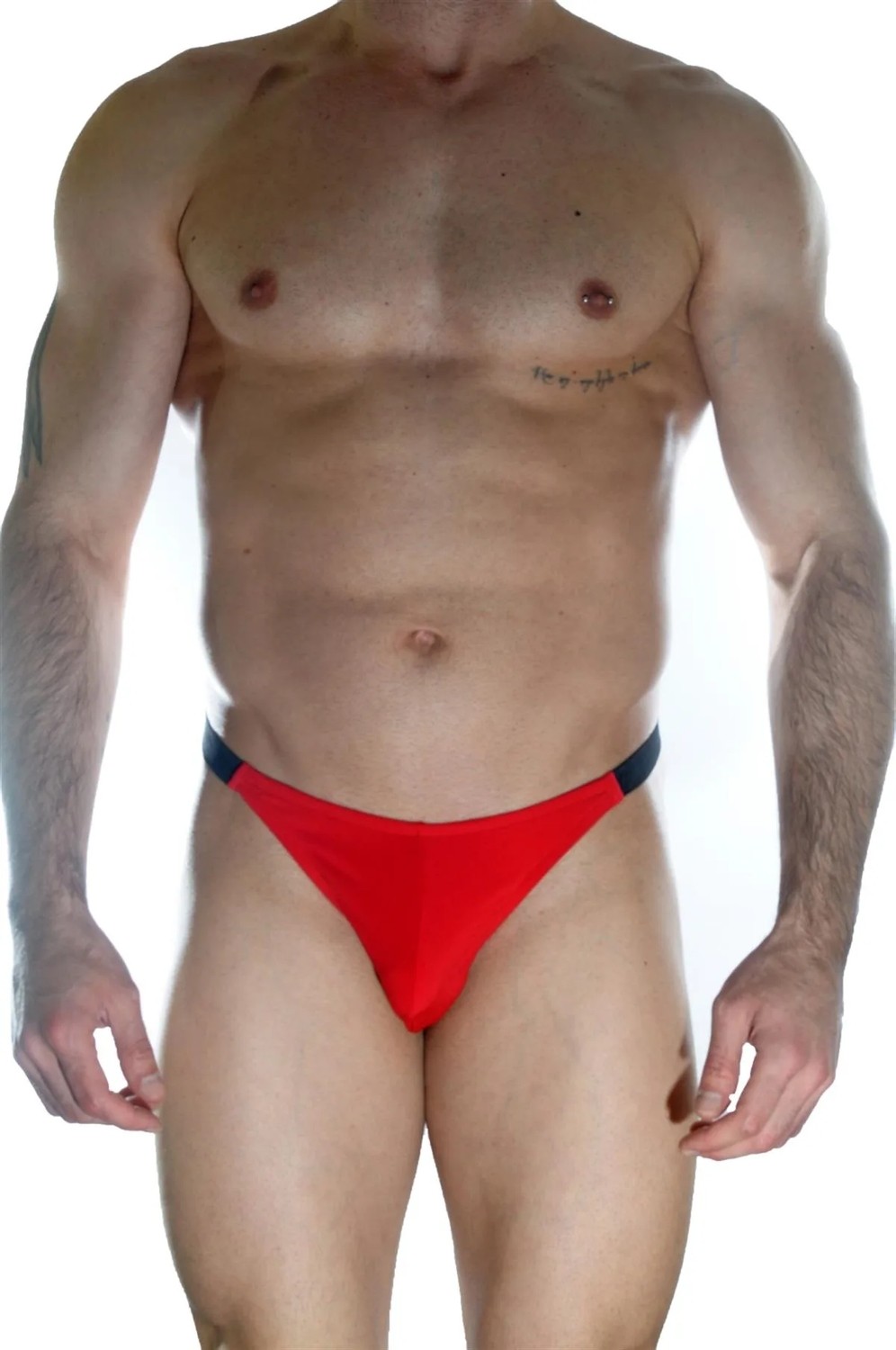 TeknoKapsül Erkek Arkası Büzü Brazillian Slip - Renkli / Xl görsel 3
