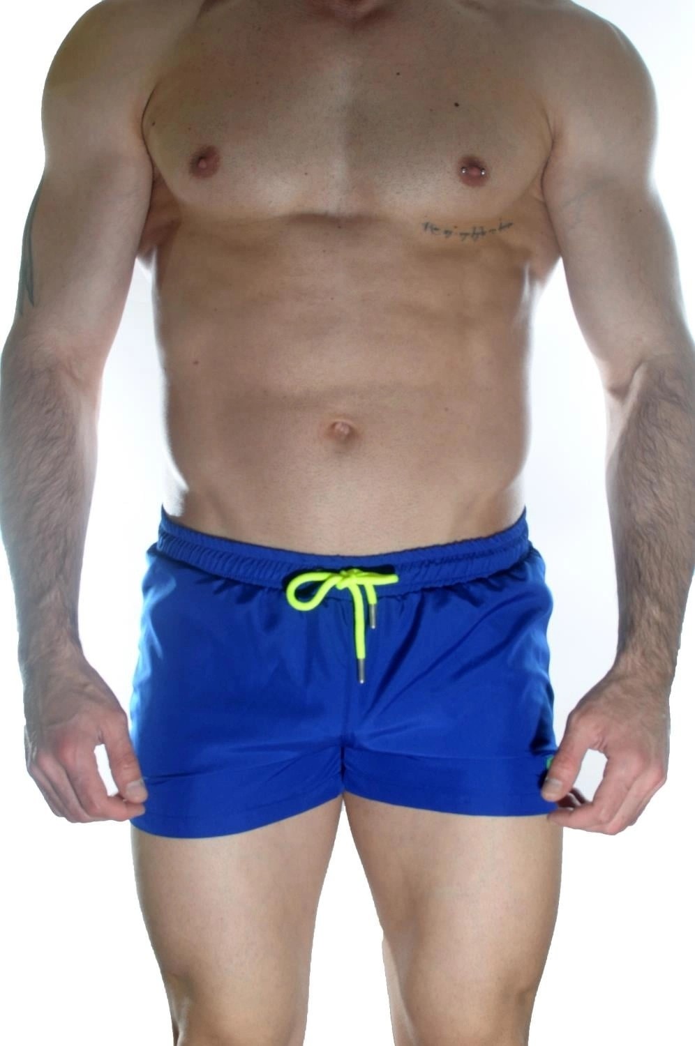 Pileli Store Erkek Mavi Mini Mayo Short