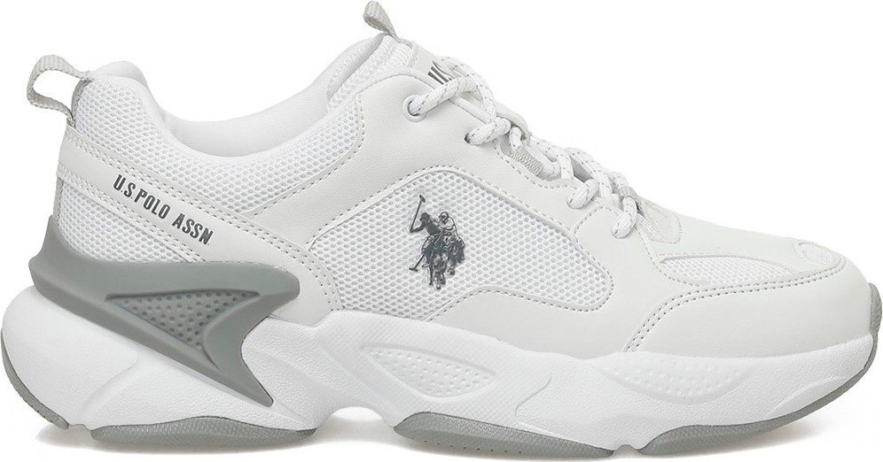 U.S. Polo Assn. MAYBE WMN 5PR Beyaz Kadın Sneaker görsel 6