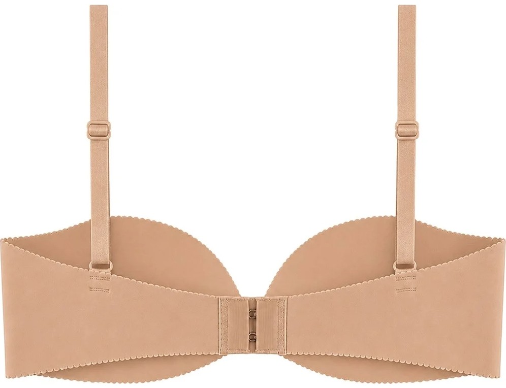 Cottonhill Seamless Bra - Serina | Balenli Lazer Kesim Yarım Dolgulu Push Up Straplez Kadın Sütyen 2'li Paket görsel 2