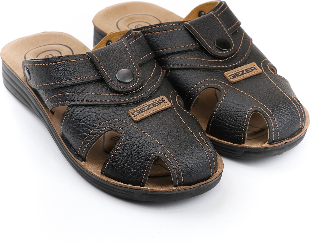 Gezer Yazlık Erkek Çıtçıtlı Ayarlanabilir Terlik-Sandalet görsel 2