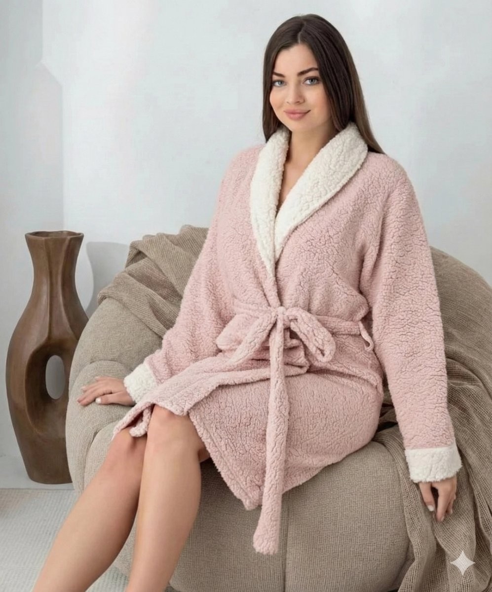 Hace Bazaar Boyraz 0046 Kadın Sharpi Welsolf Sabahlık