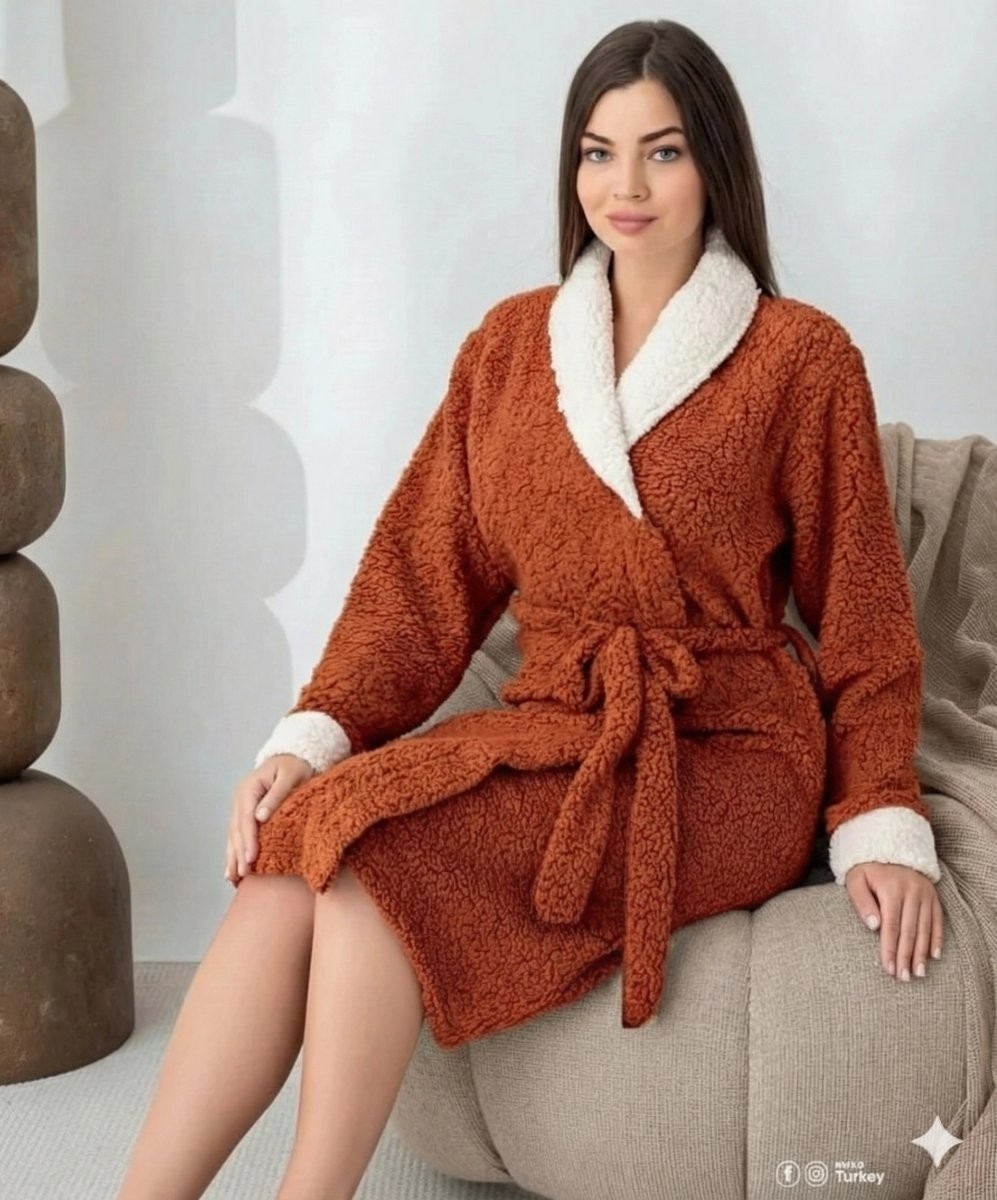 Melonika Boyraz 0040 Kadın Sharpi Welsolf Sabahlık