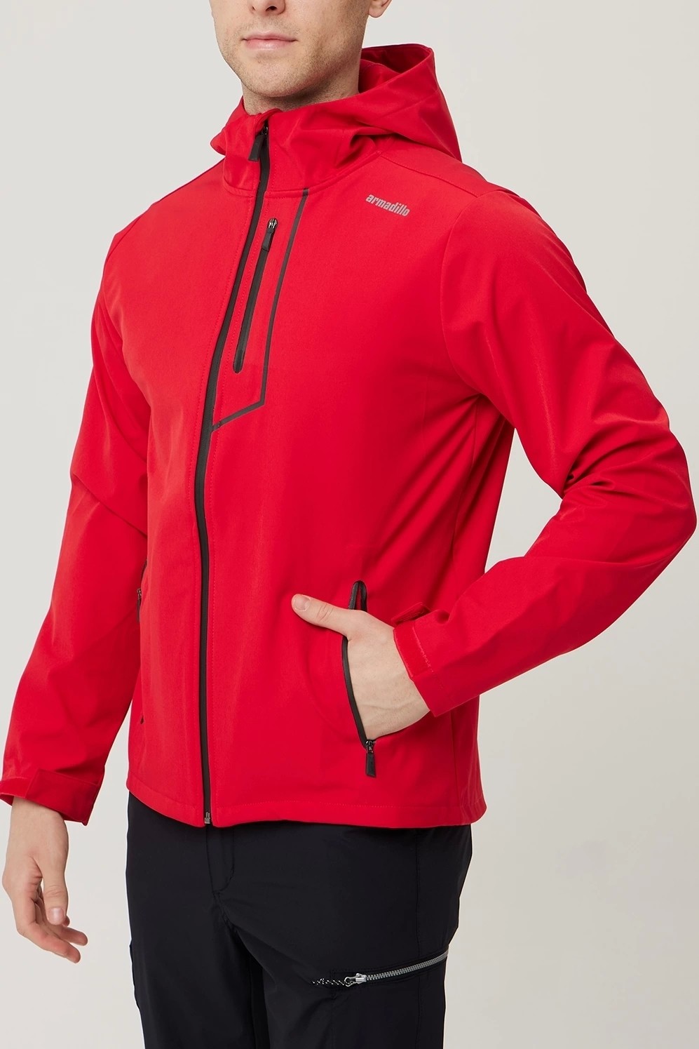Ersefa Tactical Outdoor Softshell Nefes Alabilir Su Rüzgar Geçirmez Kumaş Hafif Kapüşonlu Konforlu Mont