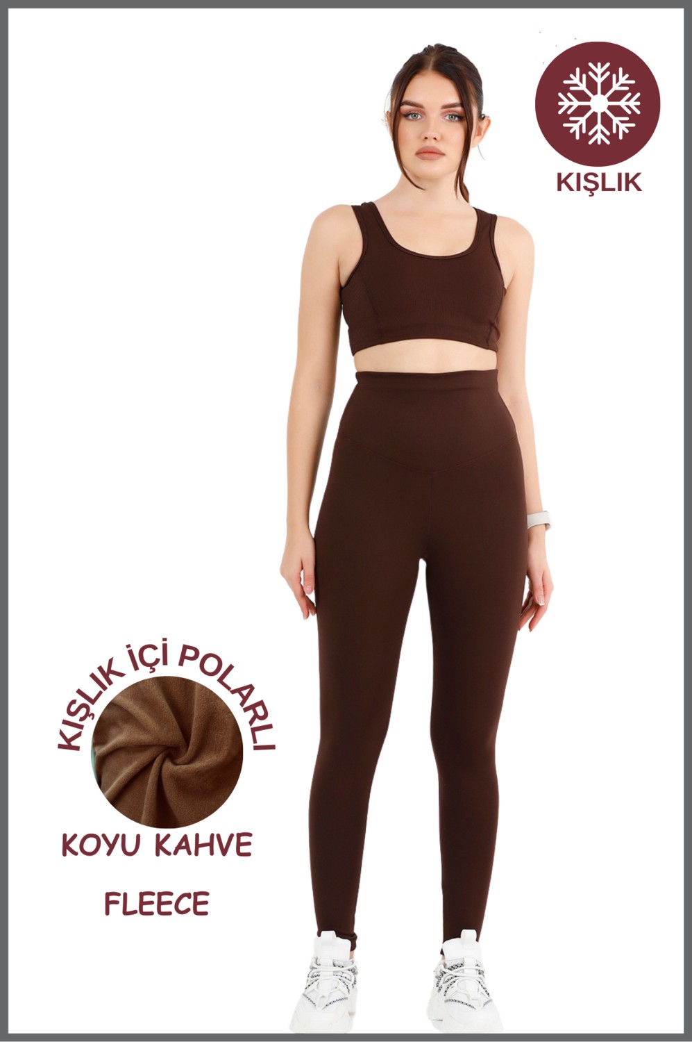 Miss Maral Kadın Kışlık Içi Polarlı Siyah Yüksek Bel Toparlayıcı Tayt Curve High Waist Fleece Winter 11024 görsel 6