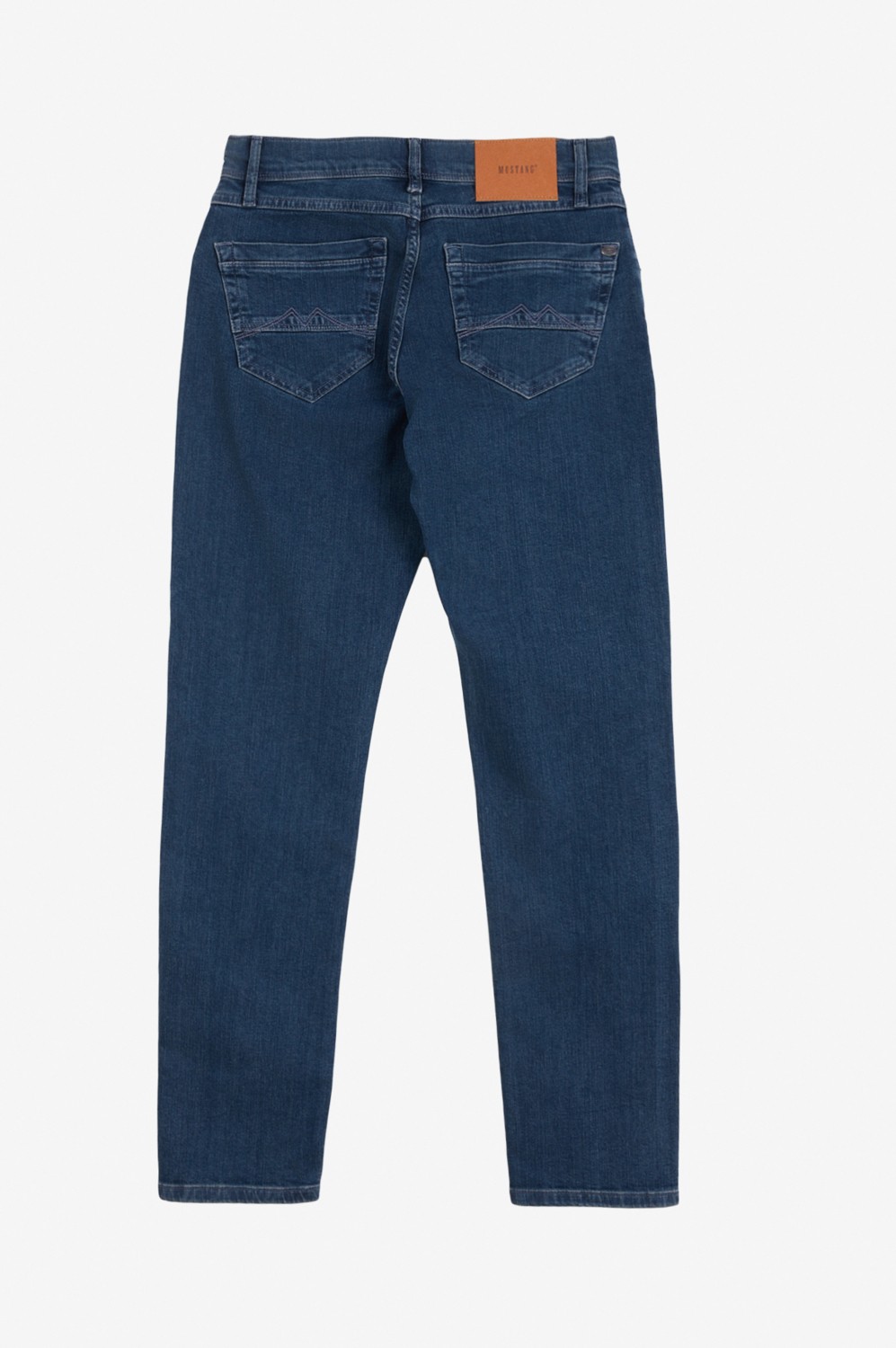 Mustang Normal Bel Straight Erkek Denim Pantolon Washington Straight-21 Mavi Düz Cep Tasarımı görsel 2