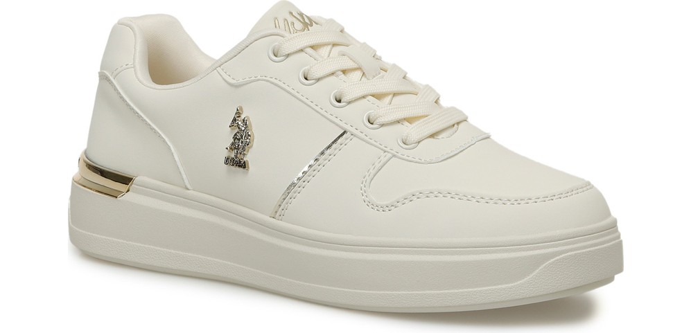 U.S. Polo Assn. Alka 4fx Beyaz Kadın Sneaker görsel 7