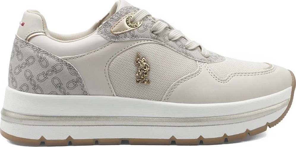 U.S. Polo Assn. Shery 6fx Bej Kadın Spor Ayakkabı