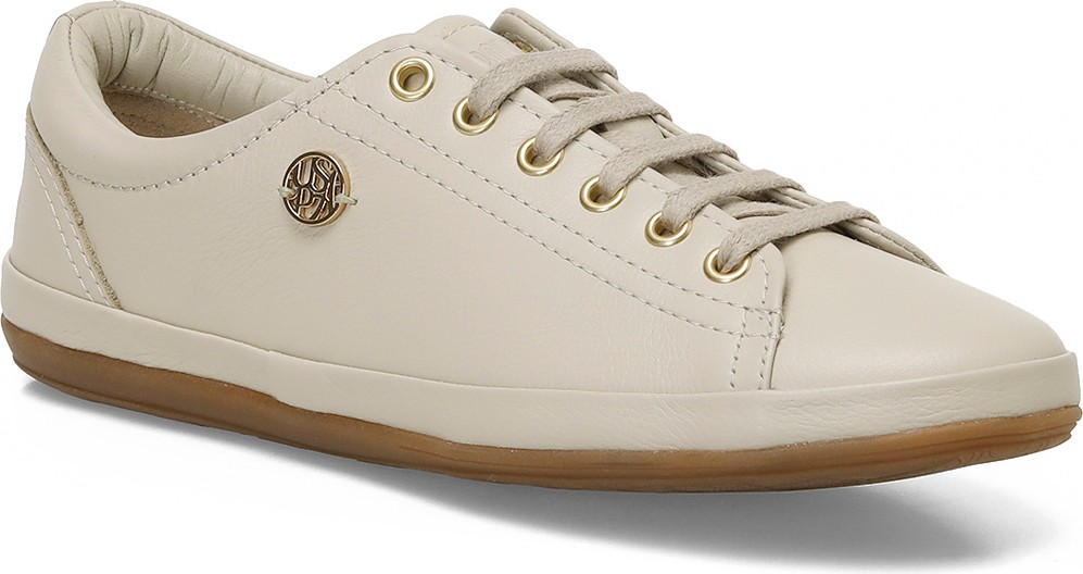 U.S. Polo Assn. JOJO 5FX Bej Kadın Sneaker görsel 2