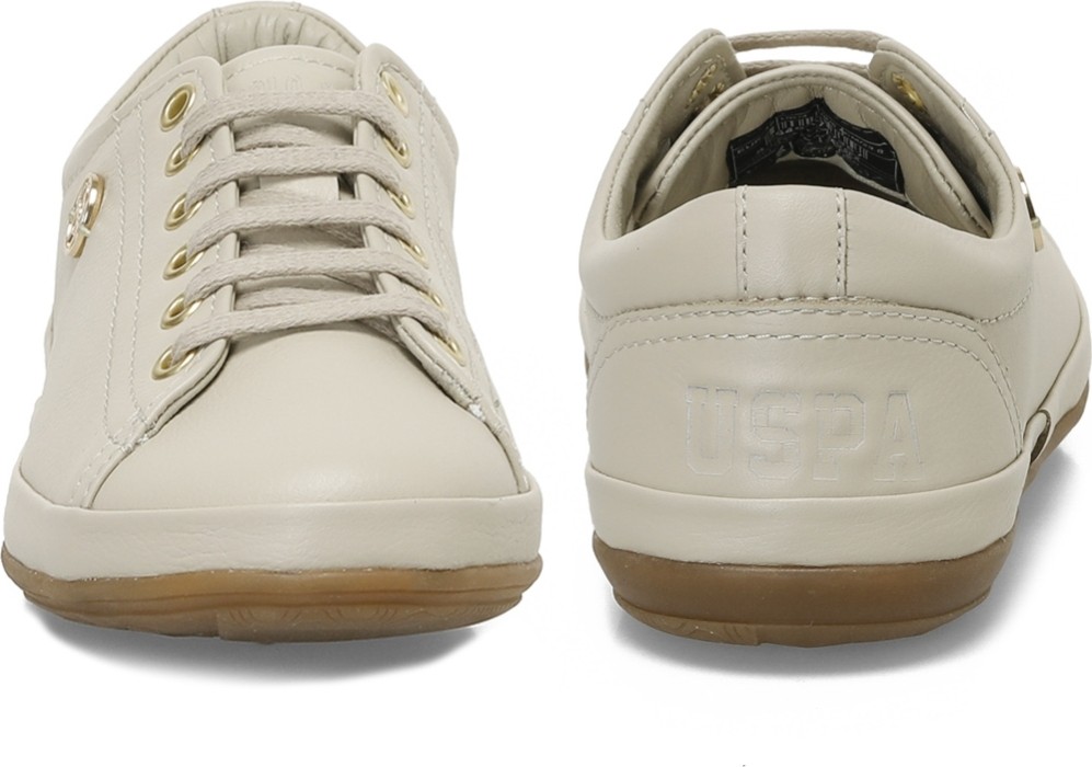 U.S. Polo Assn. JOJO 5FX Bej Kadın Sneaker görsel 5