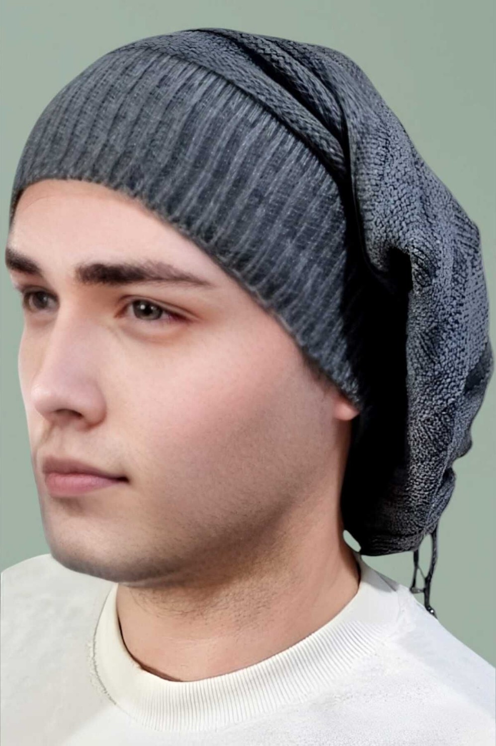 Uniquetrenders 2'li Erkek Kışlık Triko Örgü Bere ve Boyunluk görsel 7