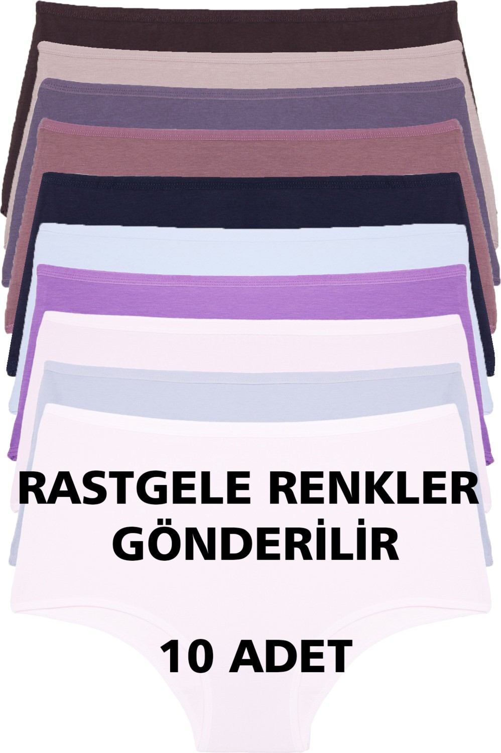 Nicoletta Beyaz Kadın Külot 5'li Paket