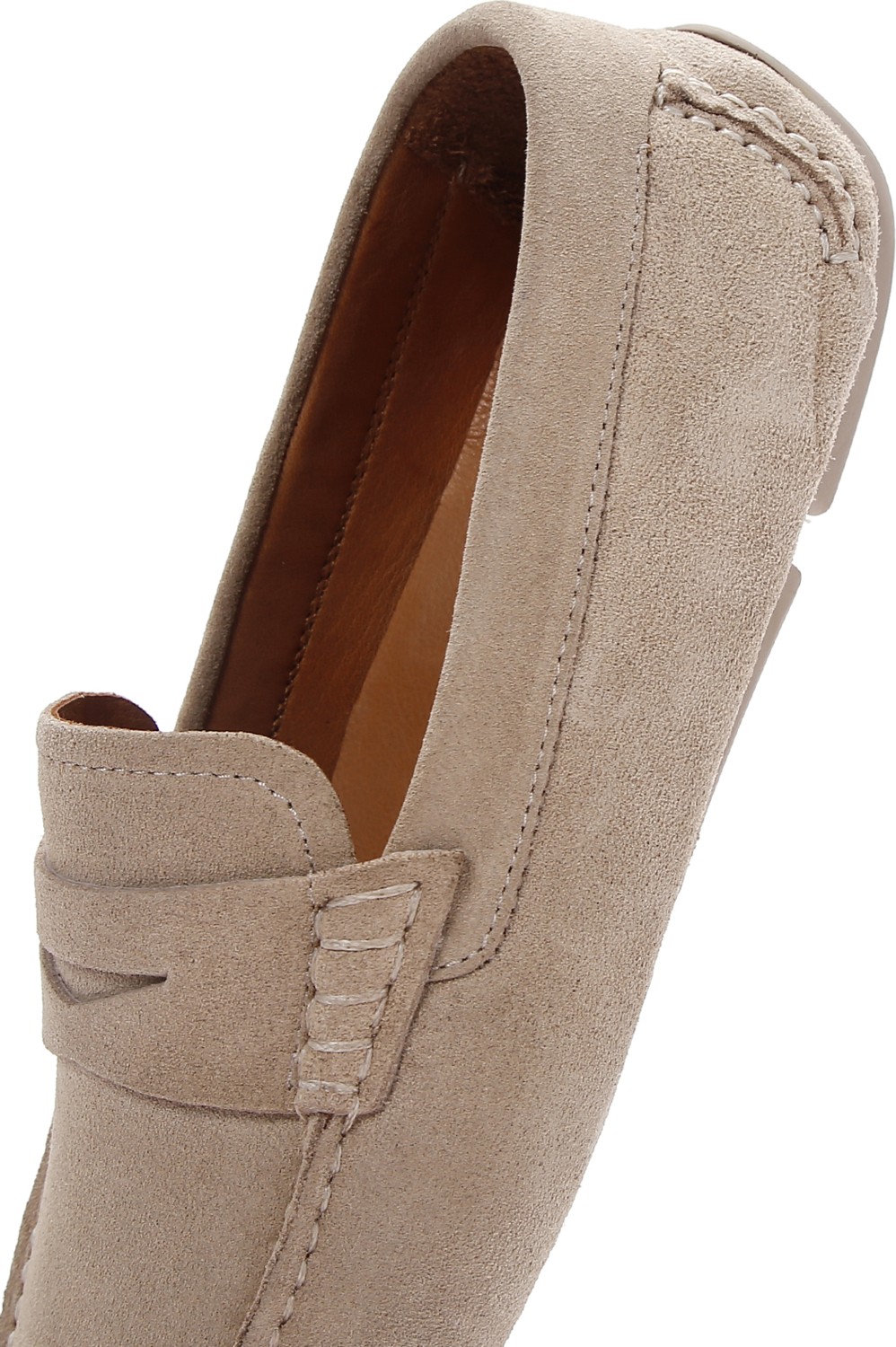 Derimod Erkek Bej Süet Deri Loafer 26SFD630310 görsel 7