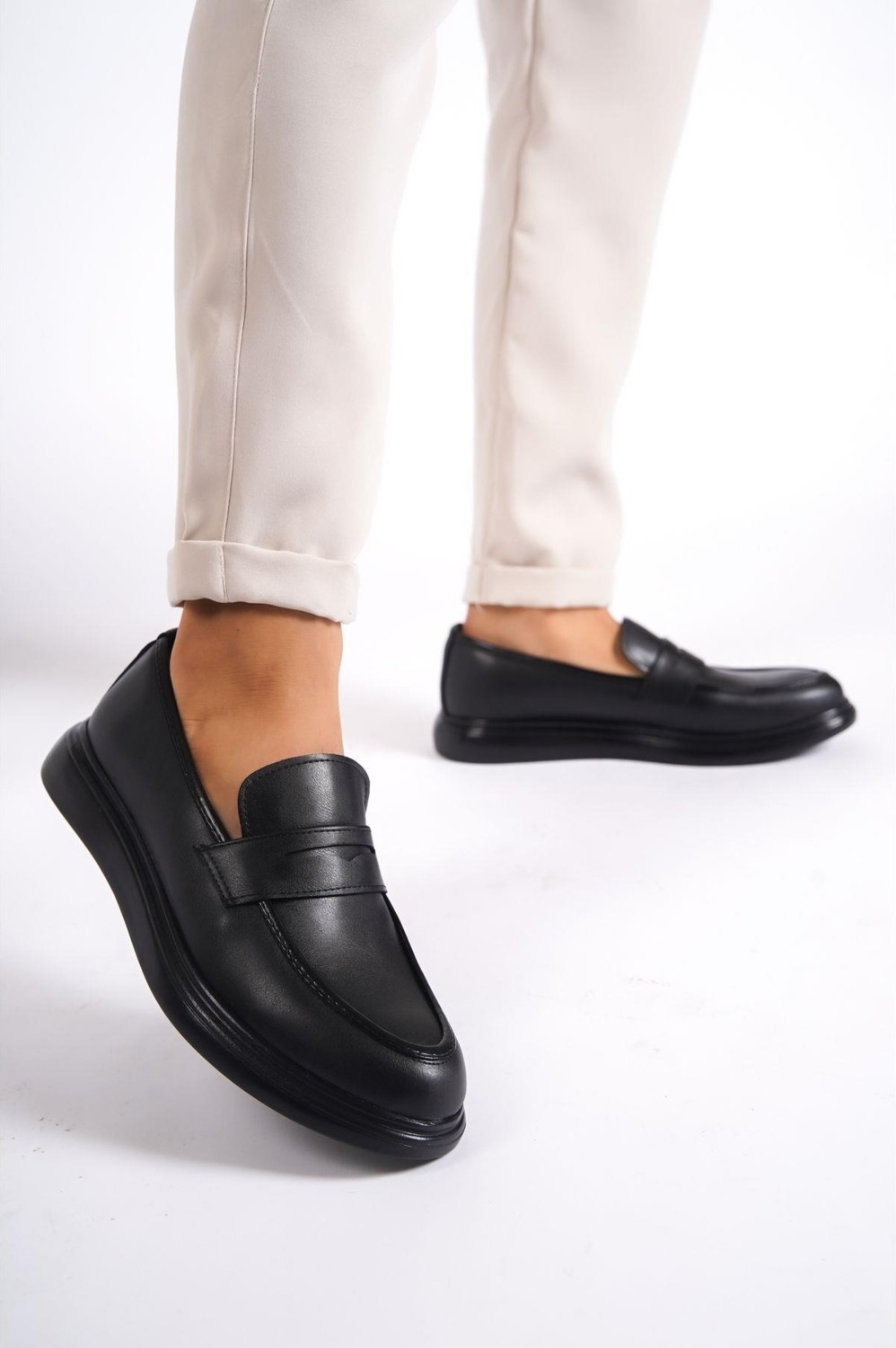 Mubiano CLT8500 Erkek Kolej Model Cilt Loafer görsel 7