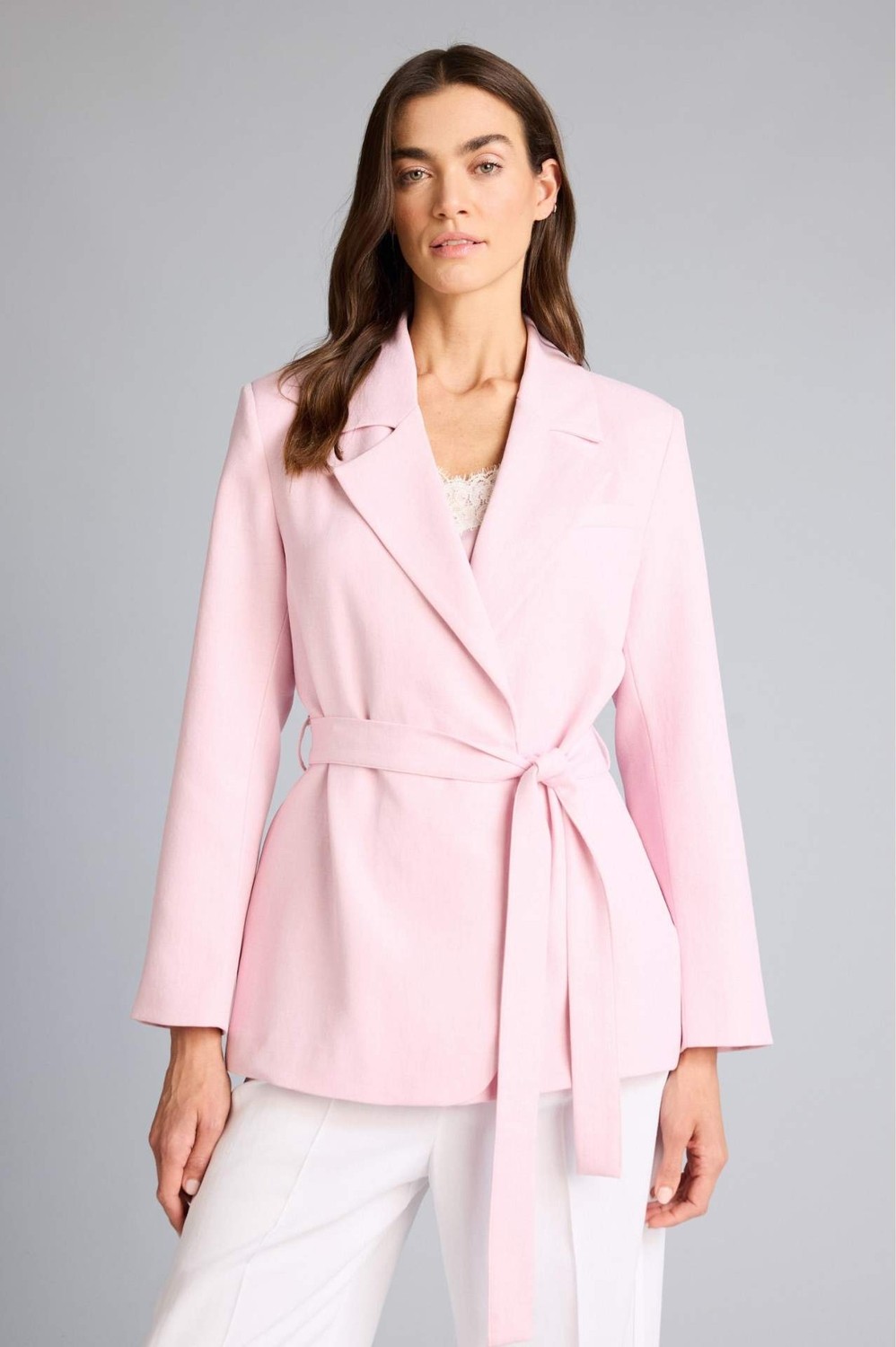 DeFacto Regular Fit Kuşaklı Blazer Ceket H0851AX26SM görsel 8