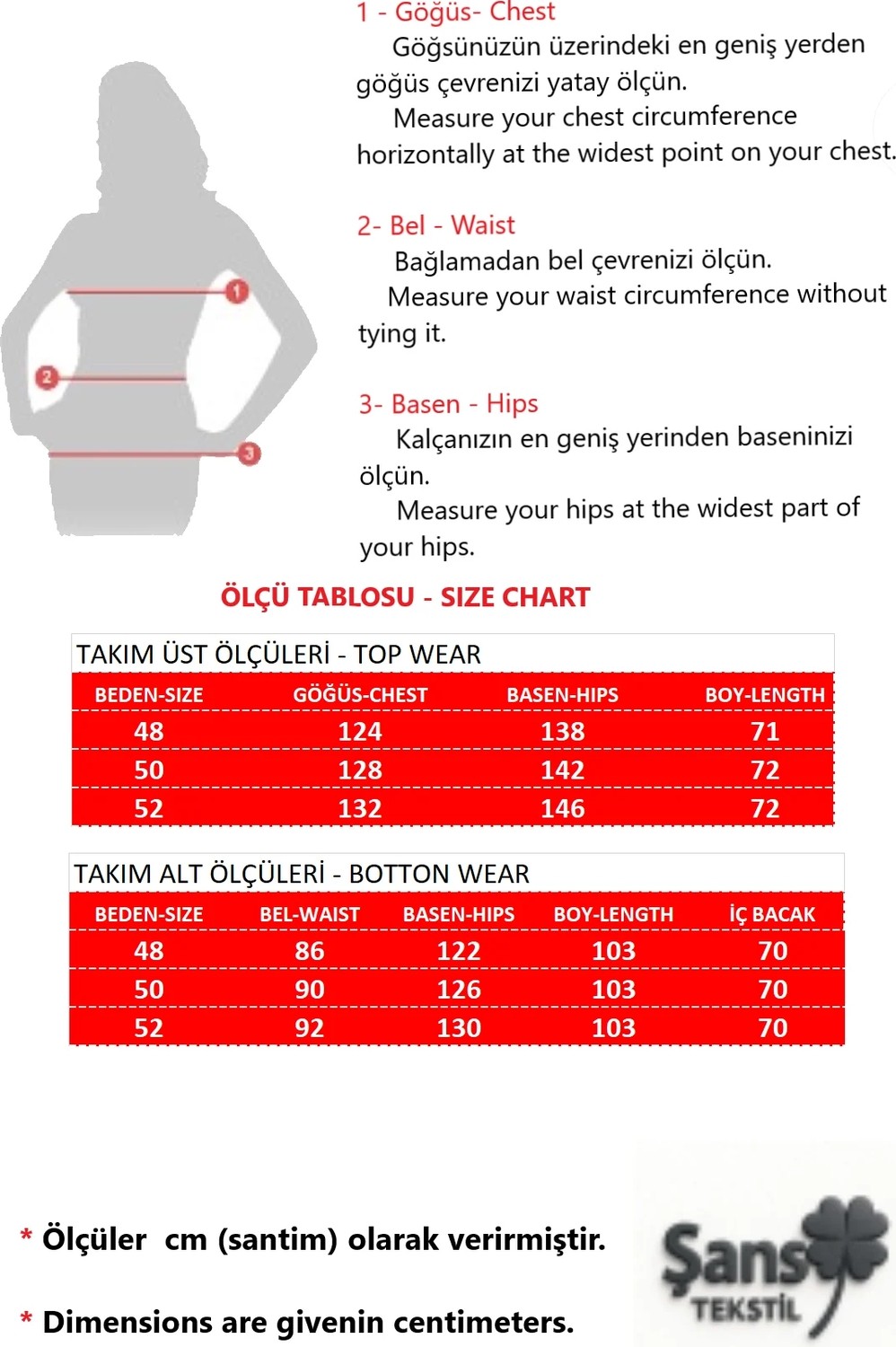 Şans Kadın Büyük Beden Oranj, Kol Detaylı,Bisiklet Yaka Üst,Cepli Yüksek Bel Pantolon 2'Li Takım 65N39433 görsel 7