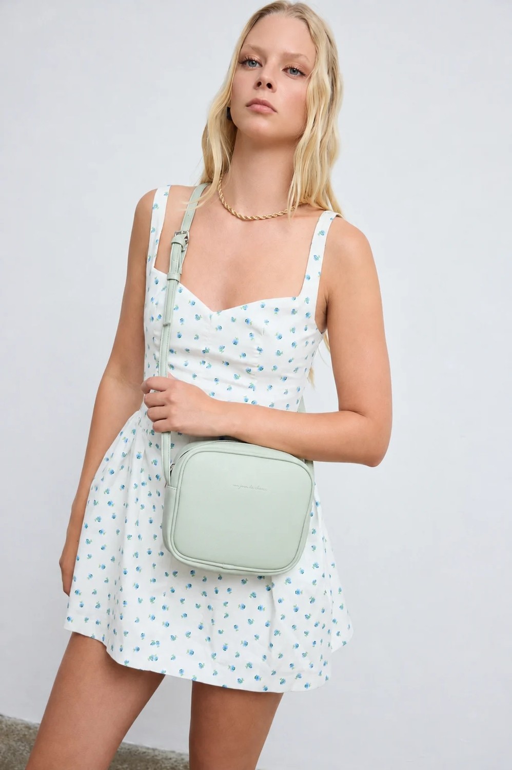Shule Bags Lina Çapraz Çanta Krem