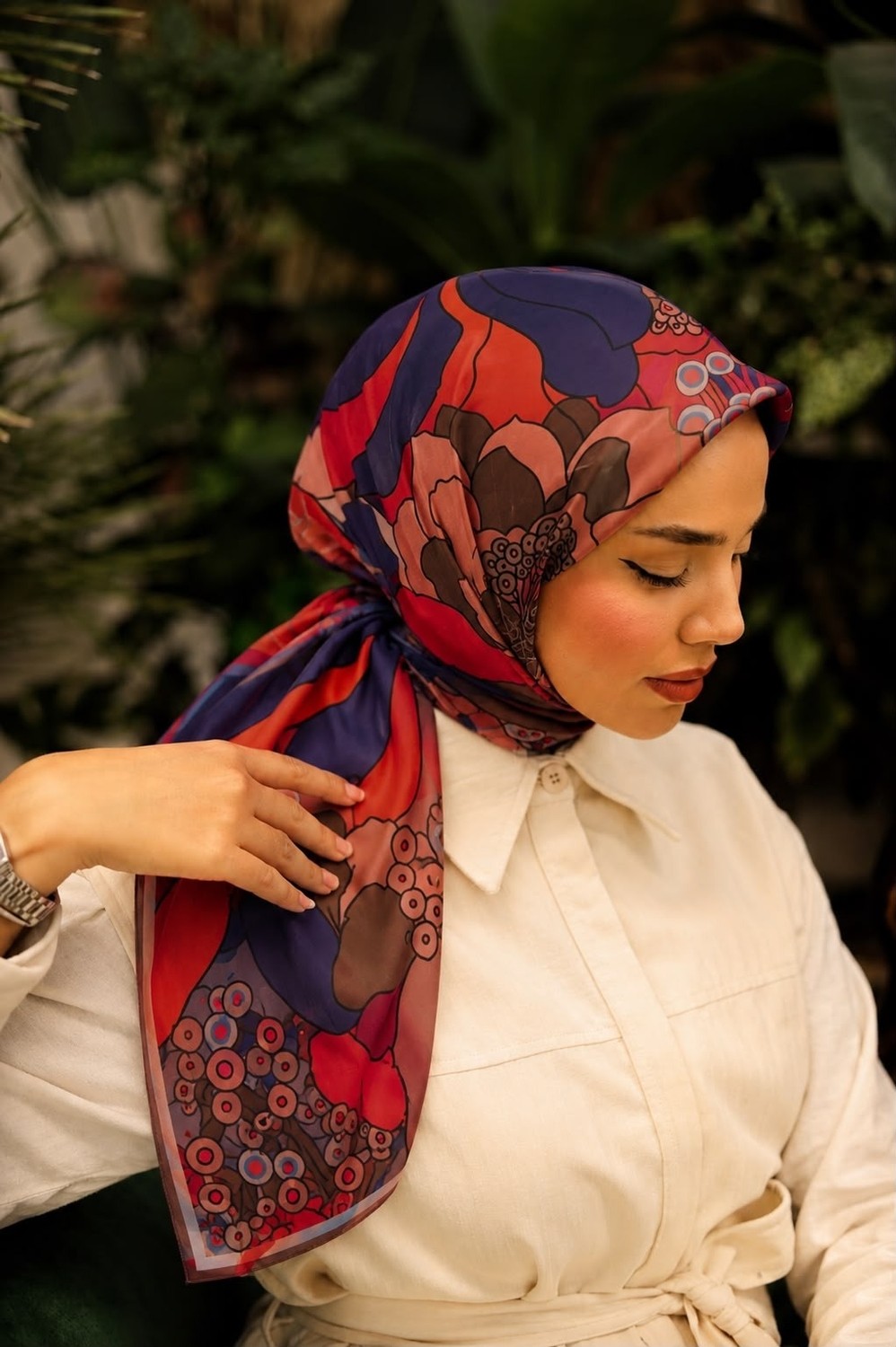 Fenza Scarf Serein %20 Pamuk % 80 Viskon Eşarp görsel 6