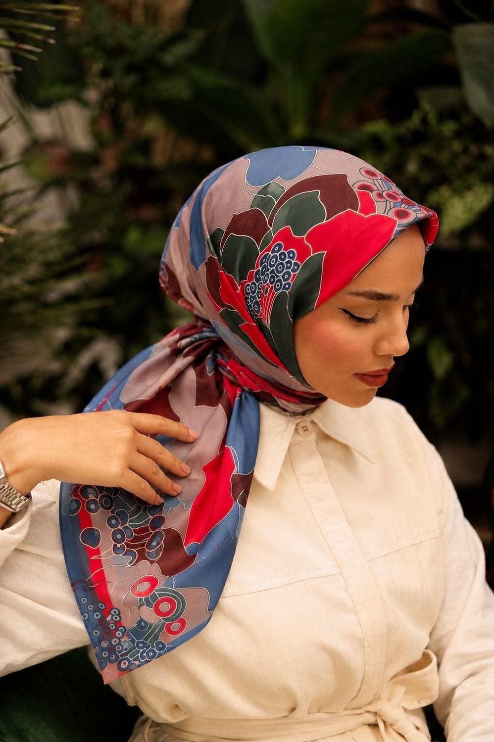 Fenza Scarf Serein %20 Pamuk % 80 Viskon Eşarp görsel 5
