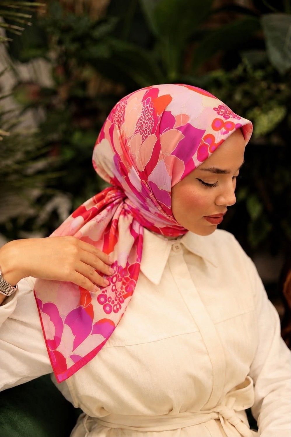 Fenza Scarf Serein %20 Pamuk % 80 Viskon Eşarp görsel 4