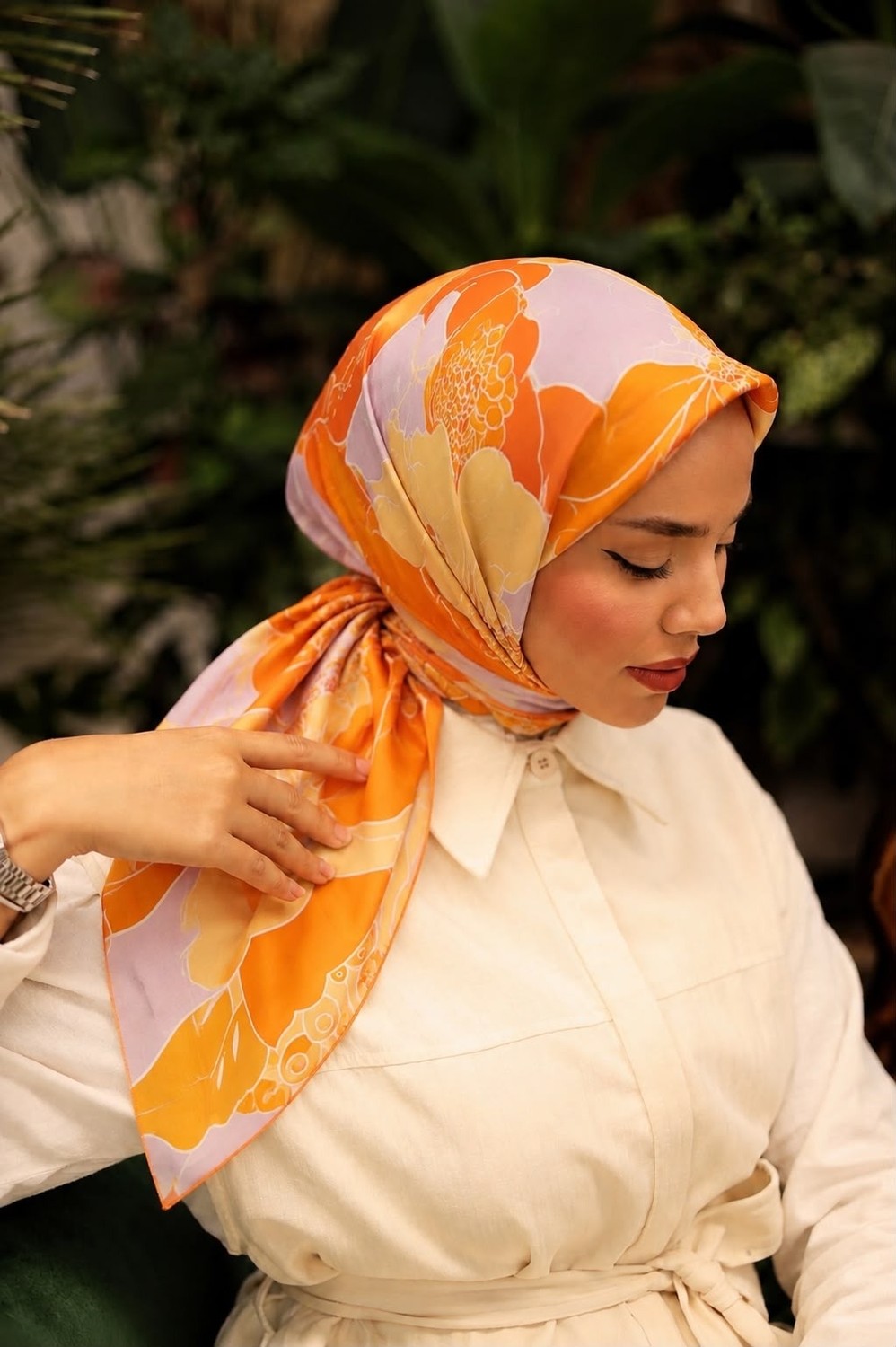 Fenza Scarf Serein %20 Pamuk % 80 Viskon Eşarp görsel 7
