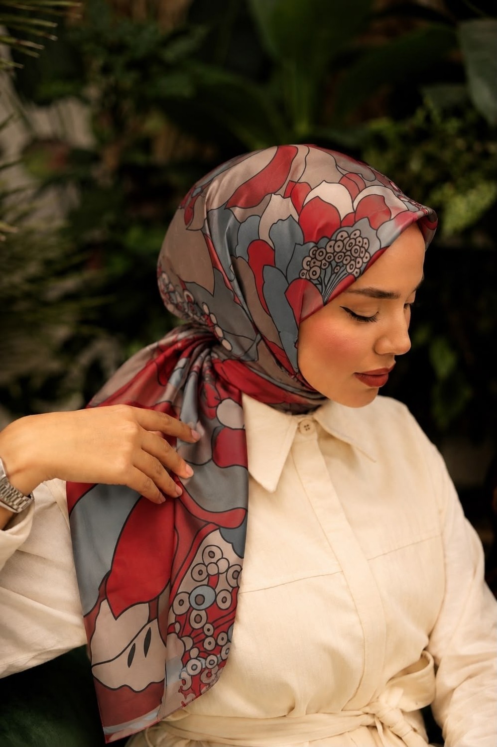 Fenza Scarf Serein %20 Pamuk % 80 Viskon Eşarp görsel 8