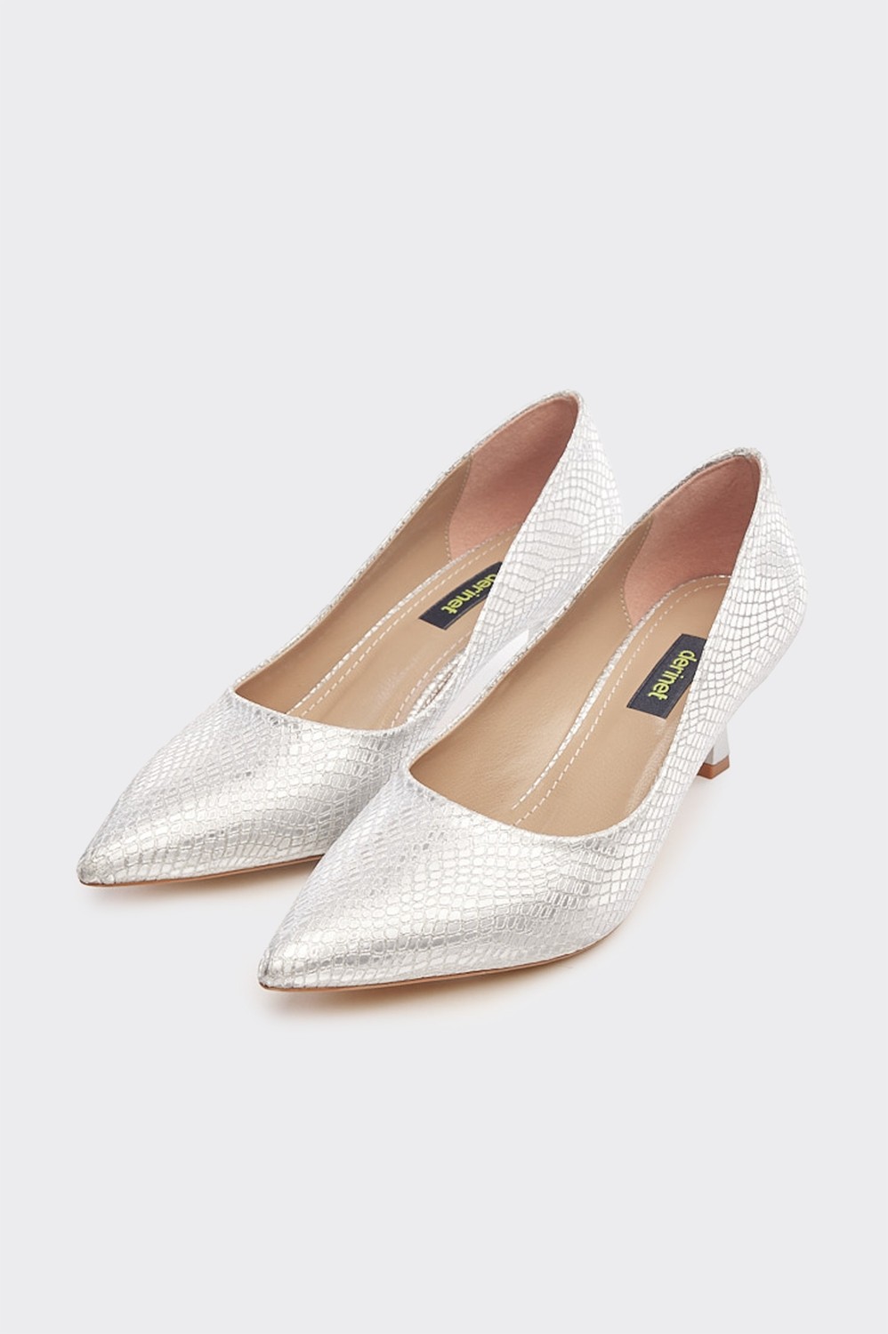 Derinet Kısa Topuklu Kadın Stiletto görsel 2