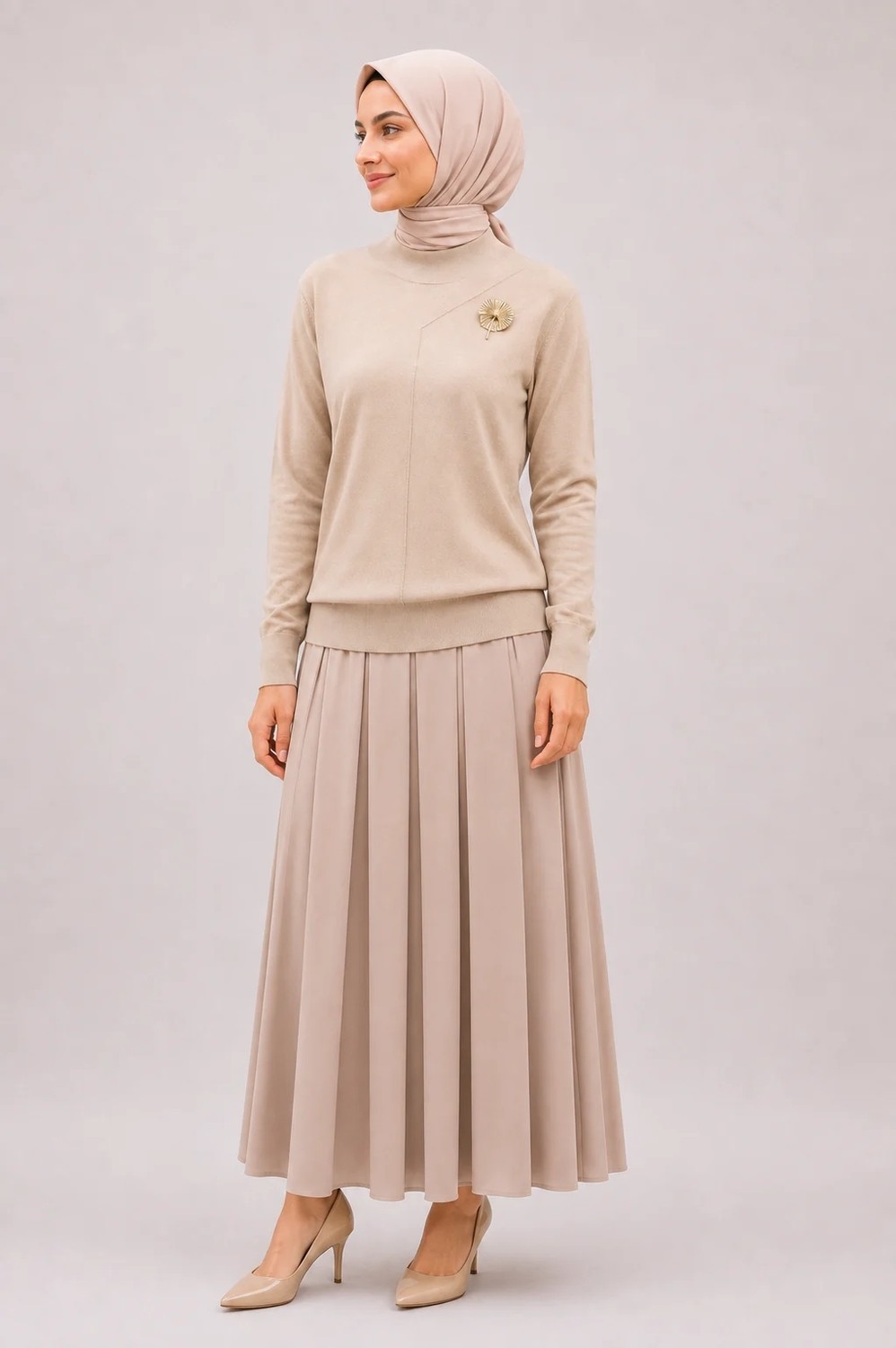 Nuss Basic Tunik NS-27K200 Bej