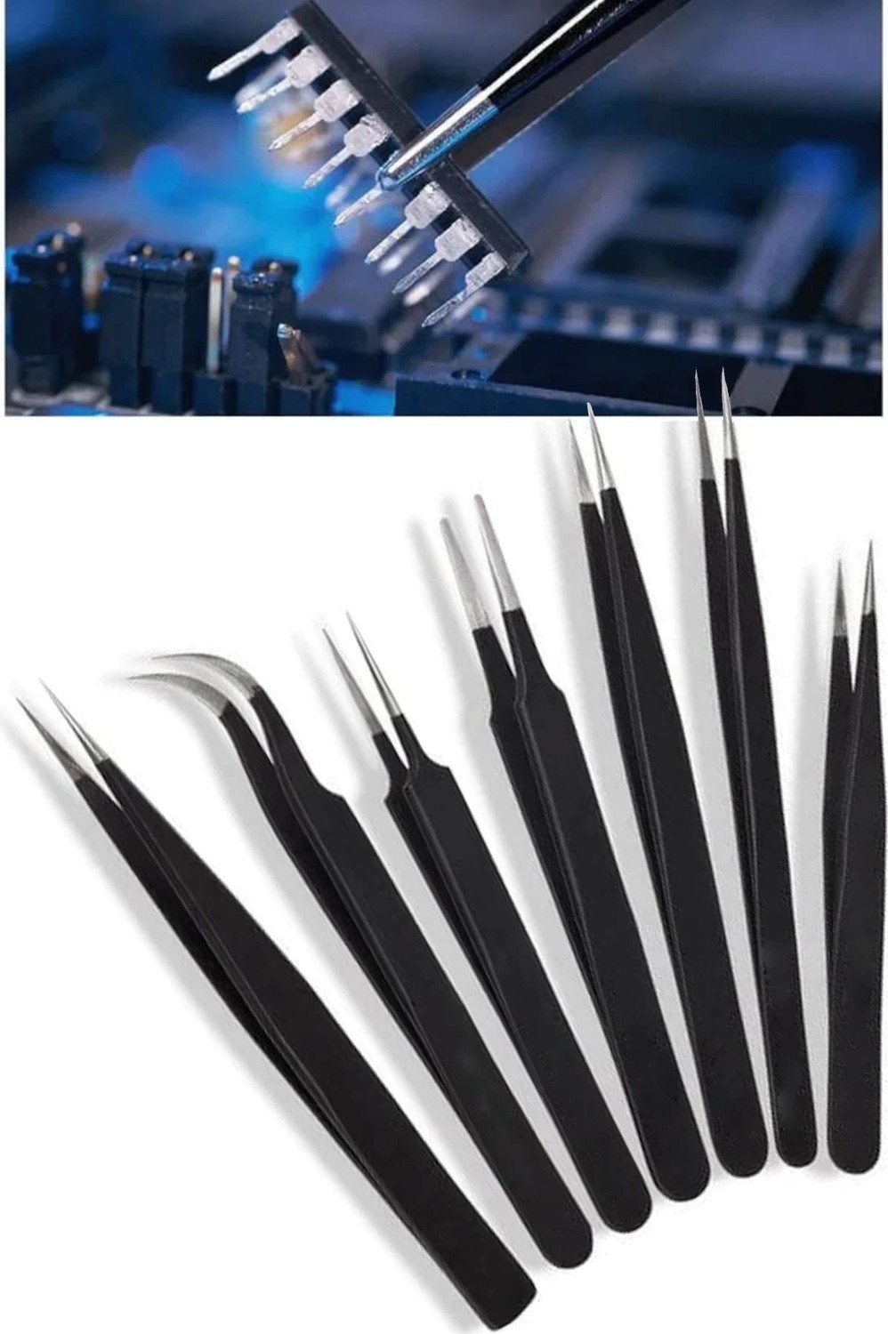 Esranın Dünyası Mobee Real Özs 1888 7 Parça Elektronik Tamirci Devre Cımbız Seti 1410 görsel 2