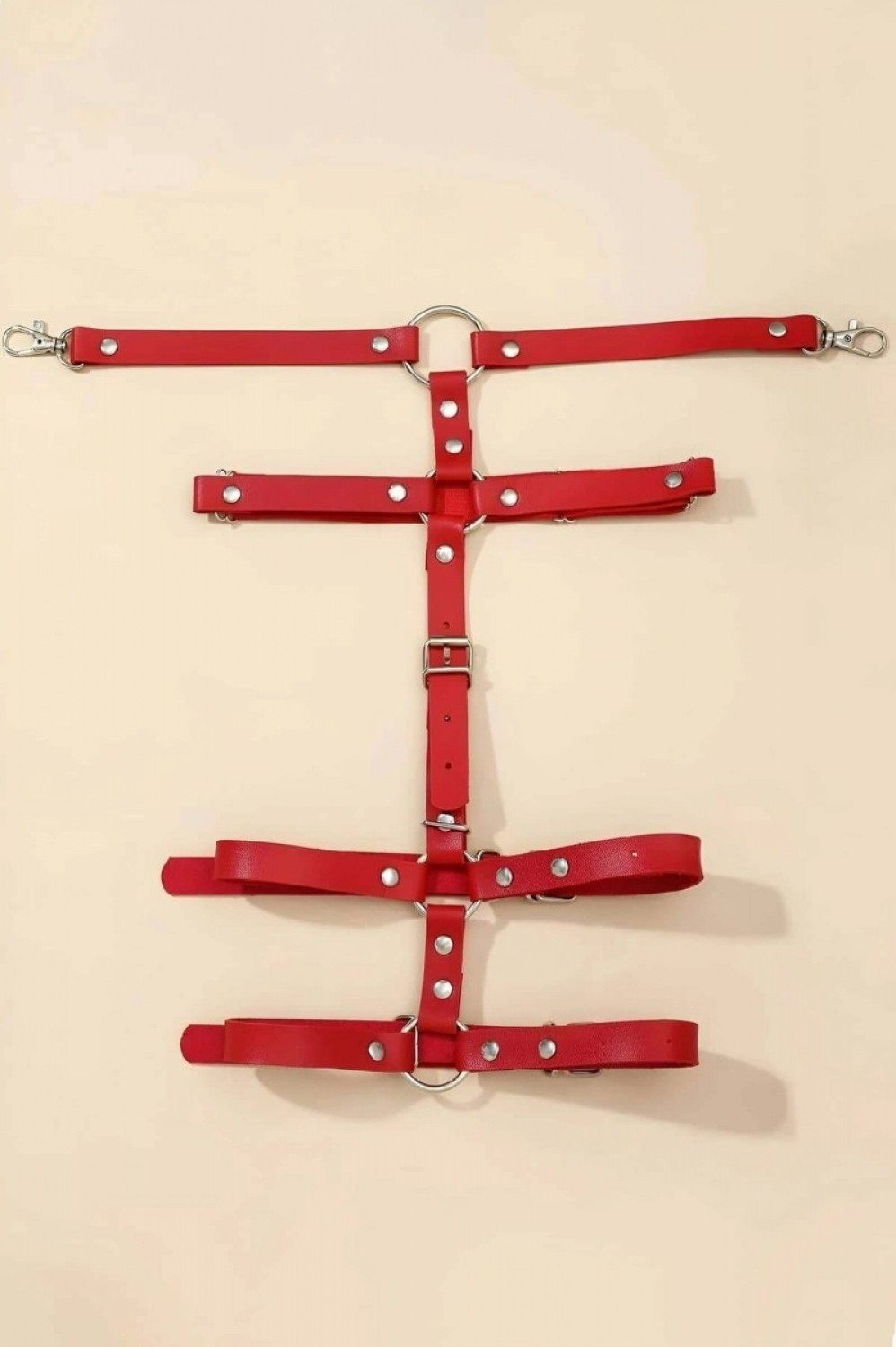 Pileli Store Şık Deri Tek Bacaklı Jartiyer Harness - 942 görsel 4