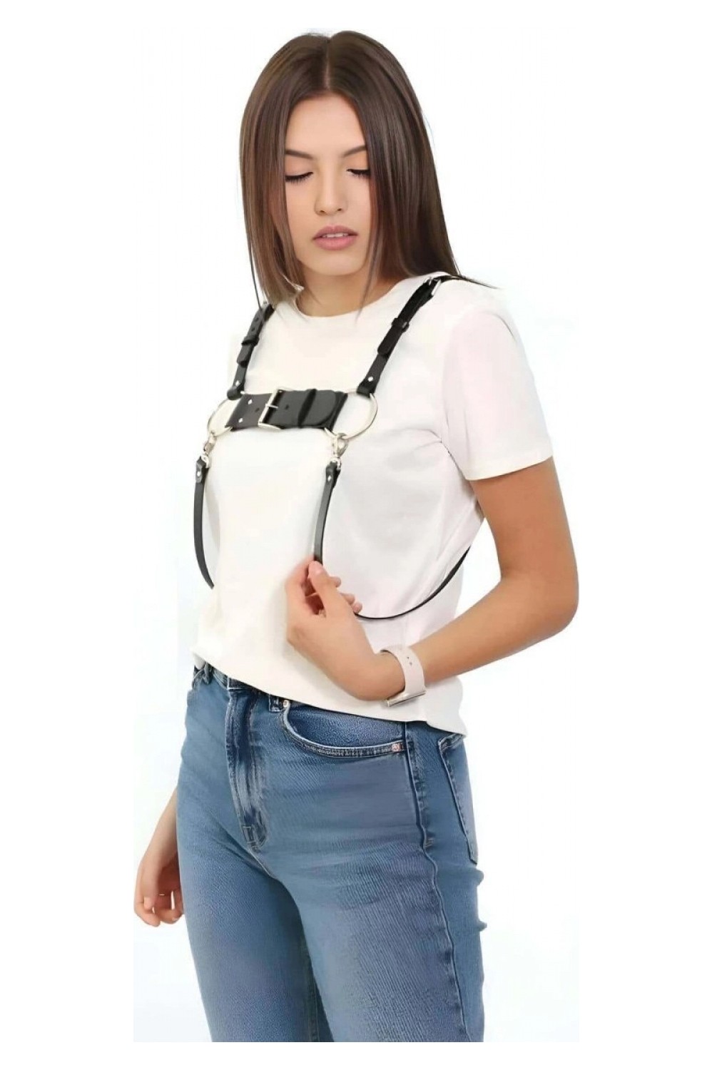 Pileli Store Şık Deri Kadın Kemer, Elbise Üzeri Deri Kemer - 1094 görsel 2