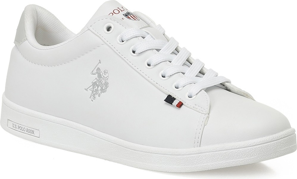 U.S. Polo Assn. Franco 5pr Beyaz Kadın Sneaker Düz Taban Suni Deri Konforlu Tasarım görsel 2