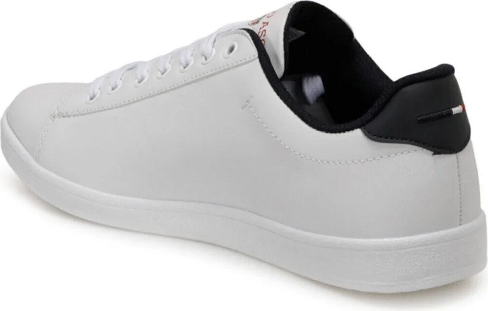 U.S. Polo Assn. Beyaz Franco 4fx Erkek Sneaker Suni Deri Düz Taban ile Şık Tasarım görsel 6
