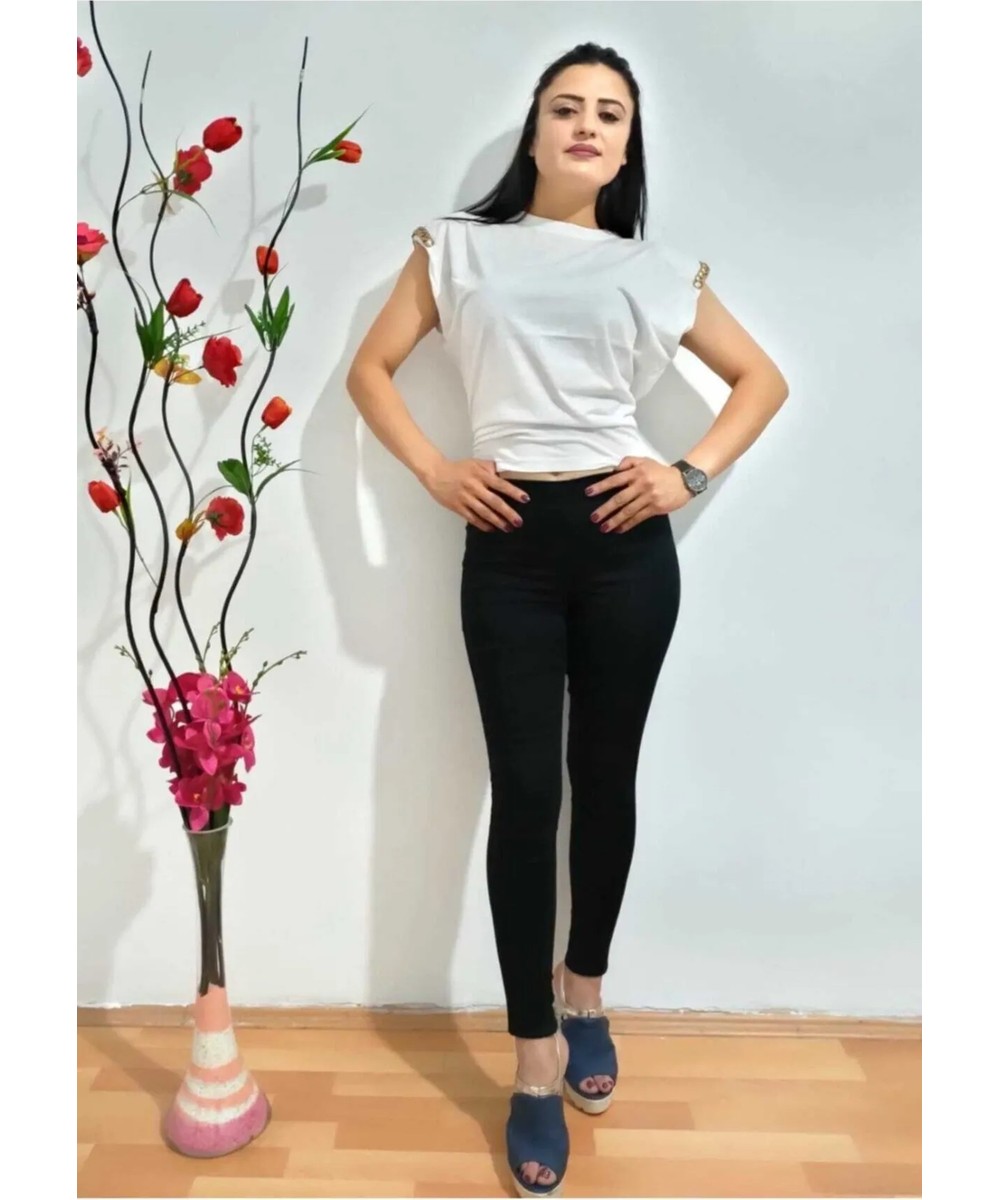 Azem Kotçu Kadın Kot Tayt Pantolon görsel 8