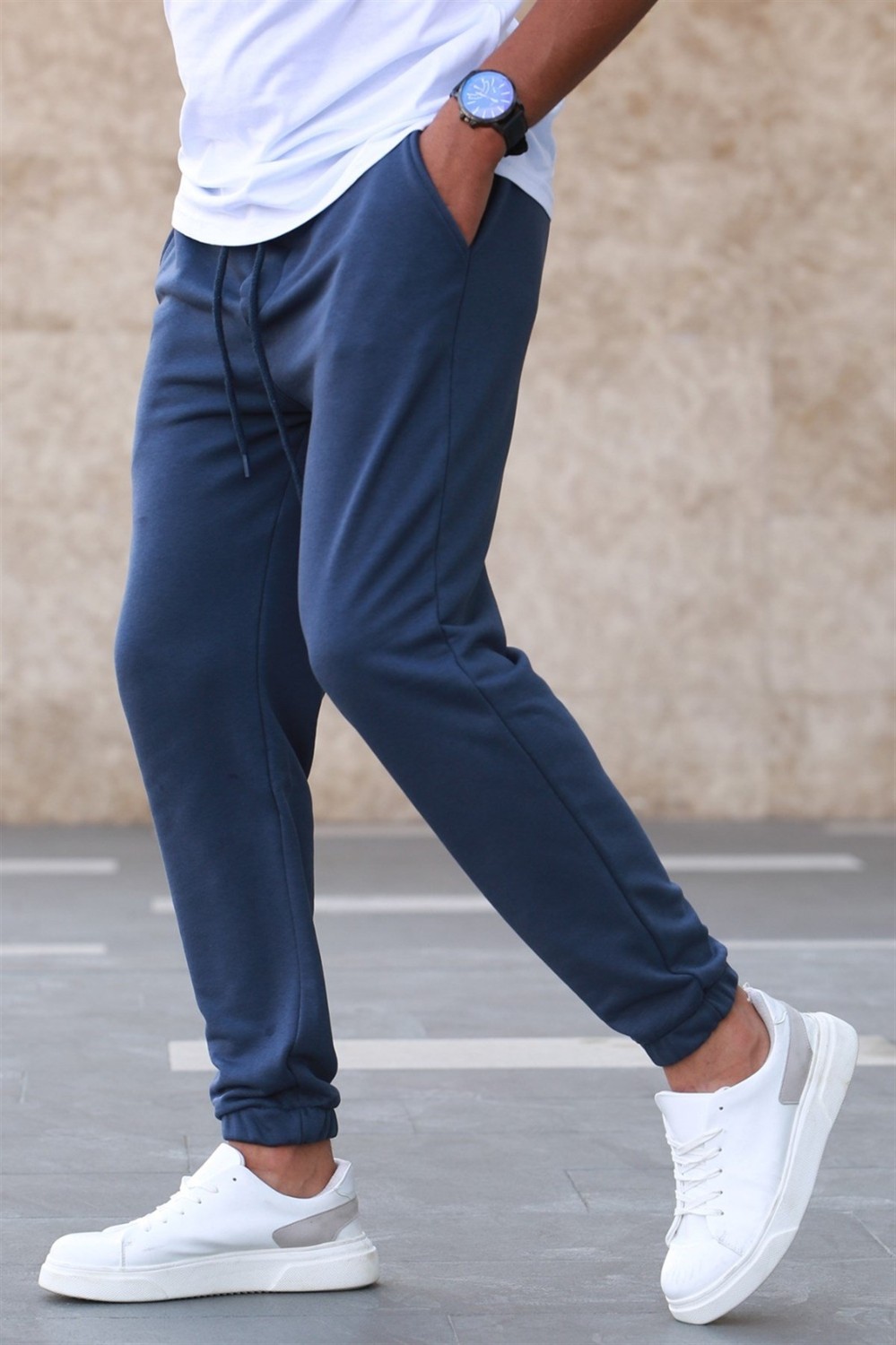 Madmext Gri Basic Eşofman 5424 görsel 5